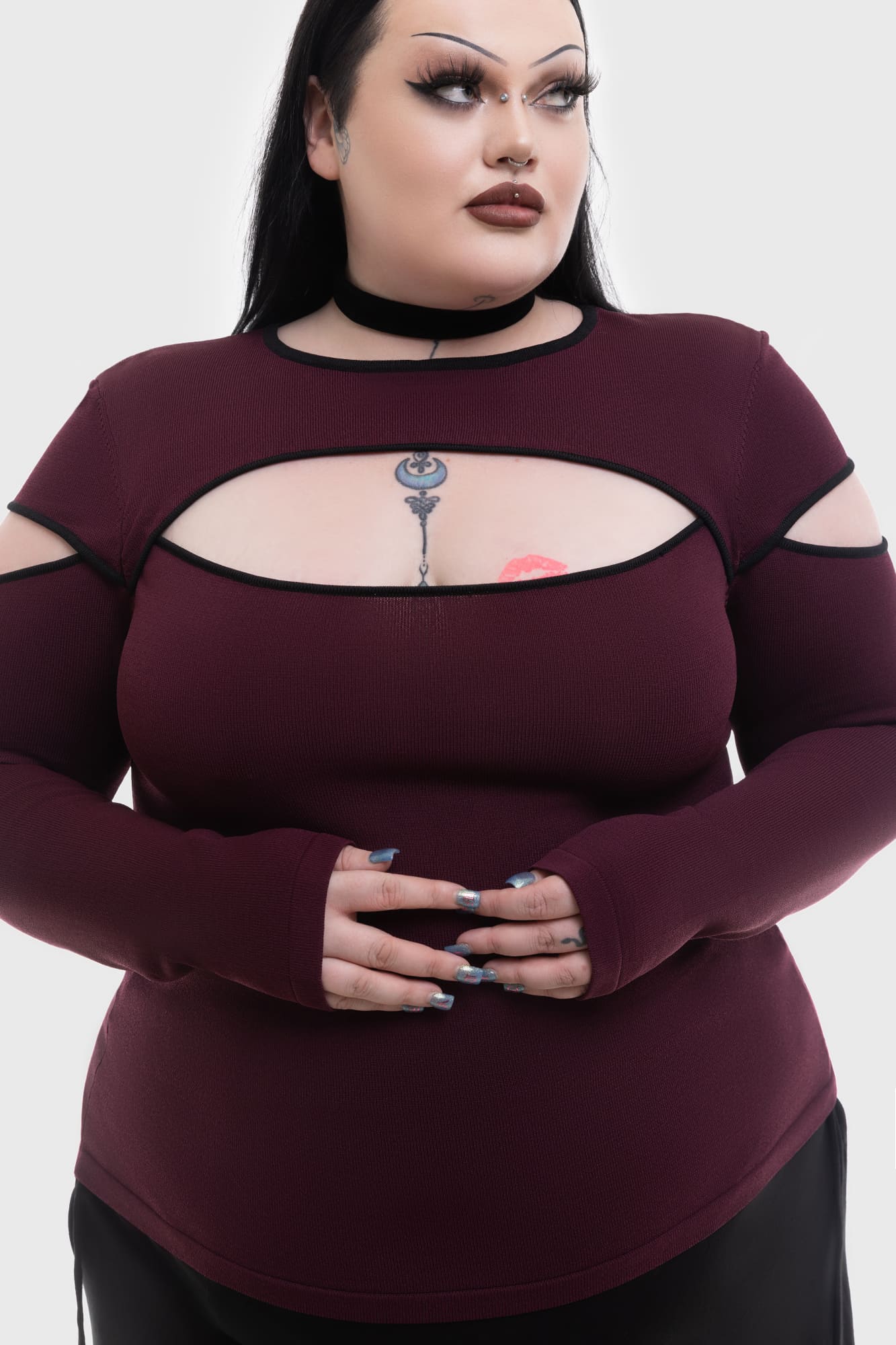 Abyssal Elegy Knitted Top - Image 5