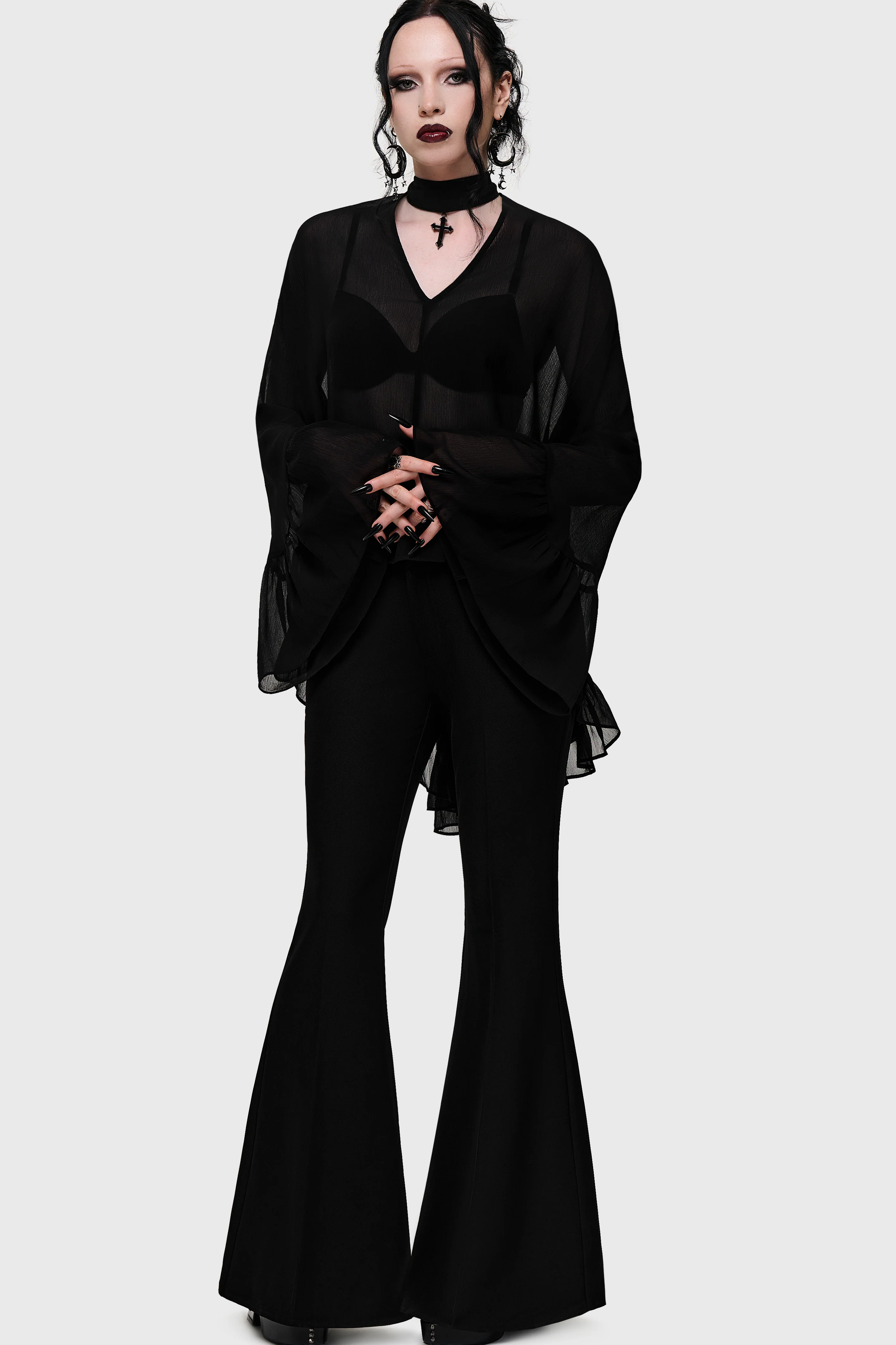 Cathedral Garden Chiffon Blouse - Image 3