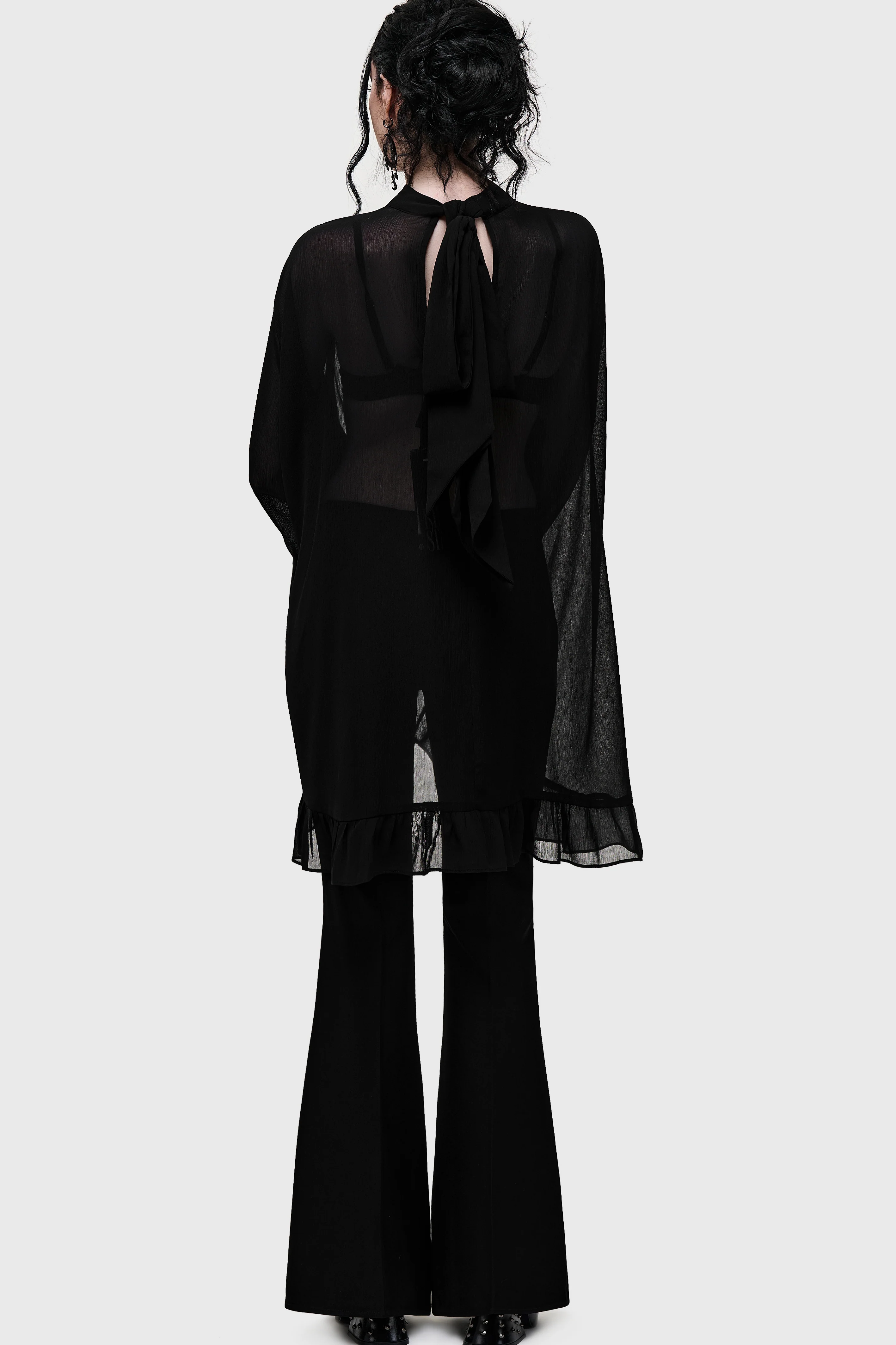 Cathedral Garden Chiffon Blouse - Image 4