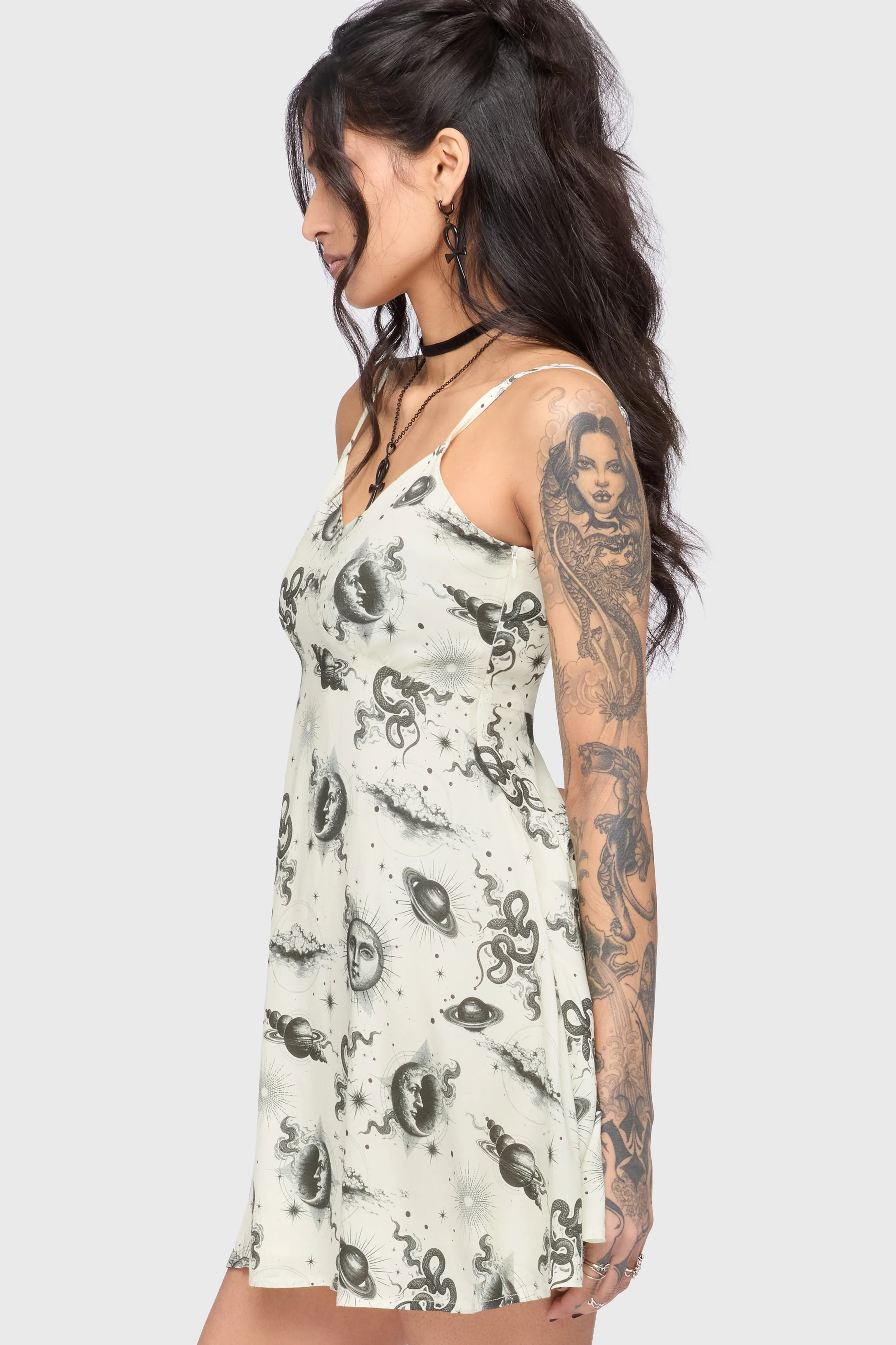 Celestial Night Mini Dress - Image 5