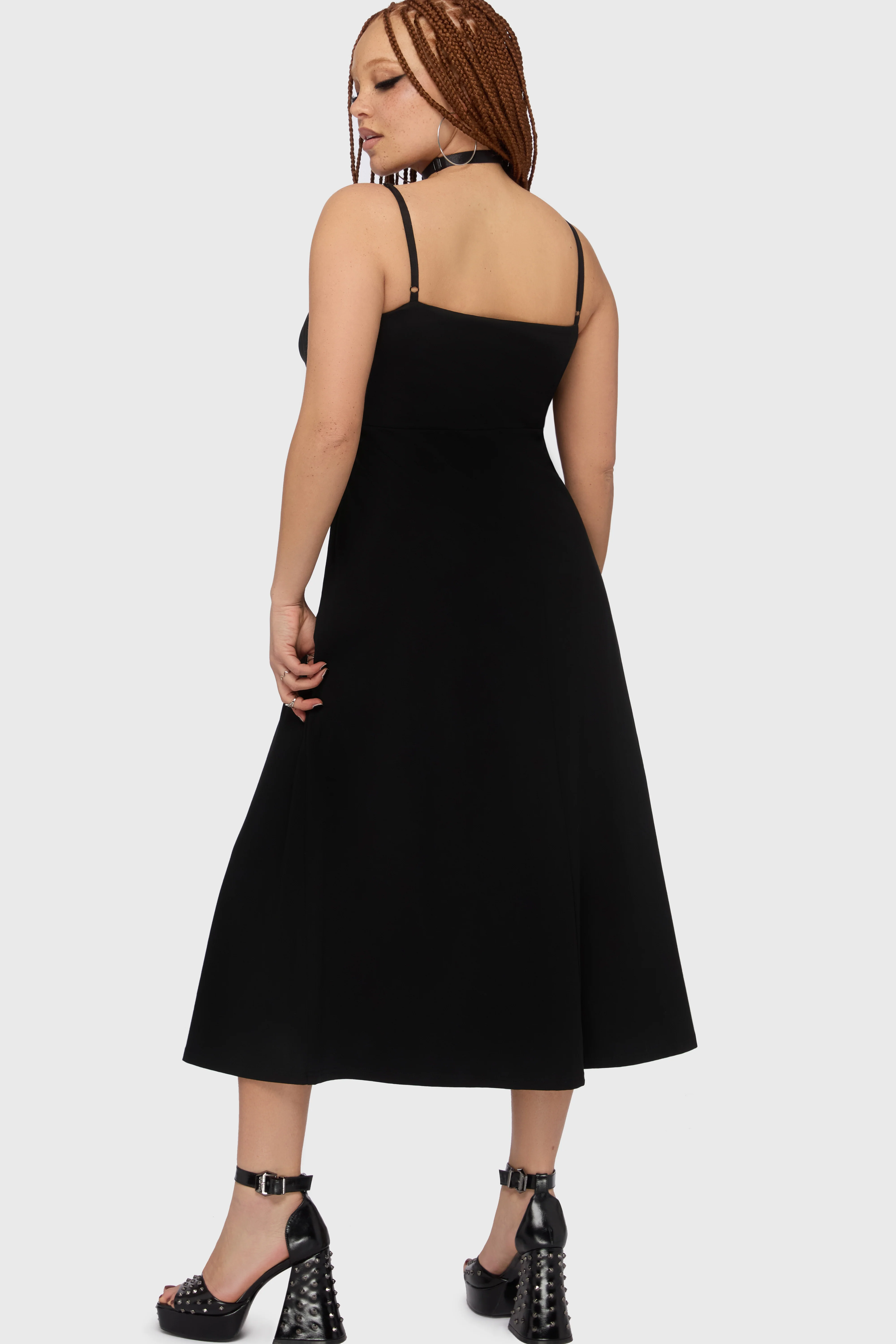 Chapel Blessing Strap Midi Dress - Image 7