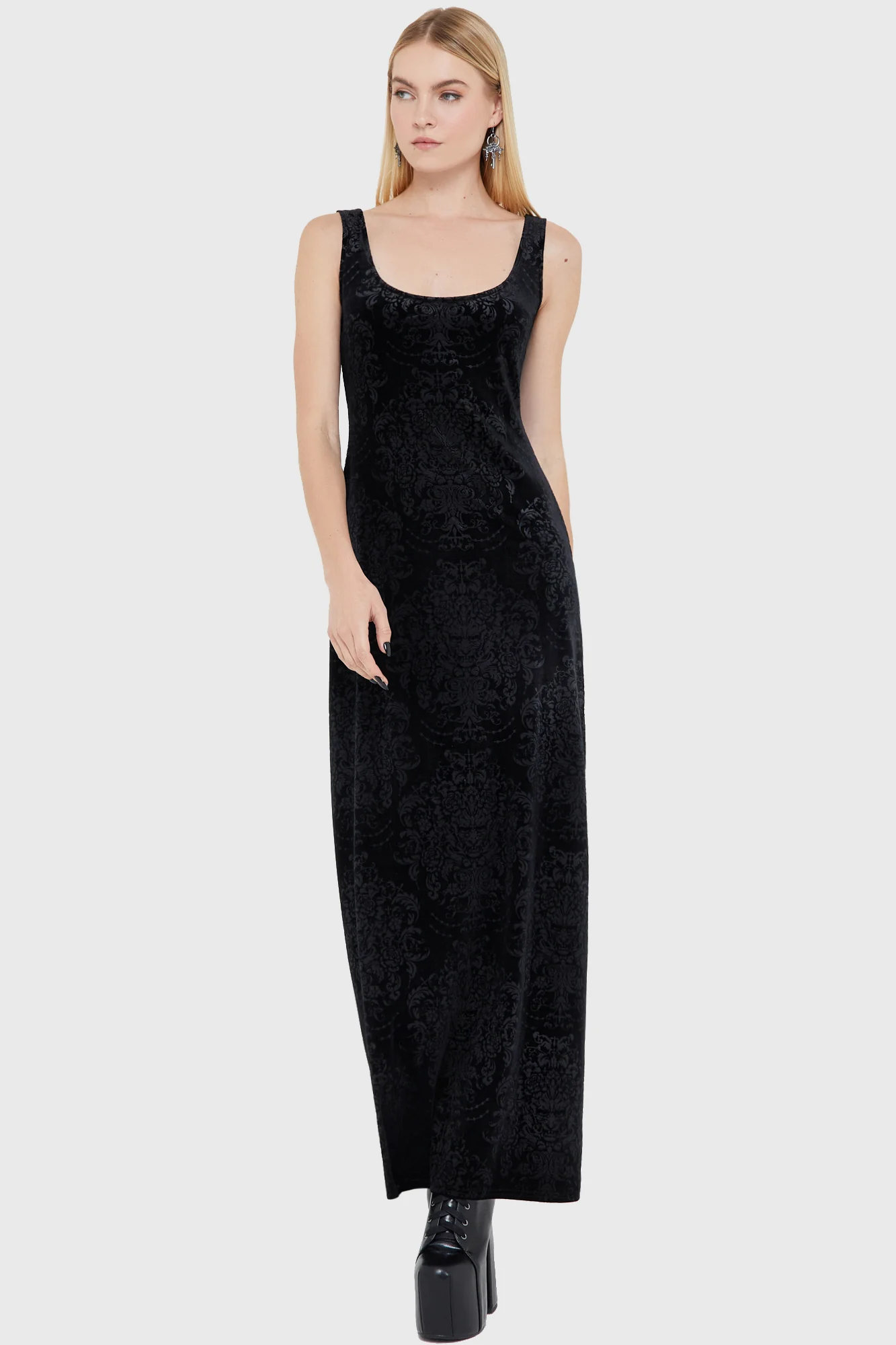 Crimson Fiend Maxi Dress - Image 3