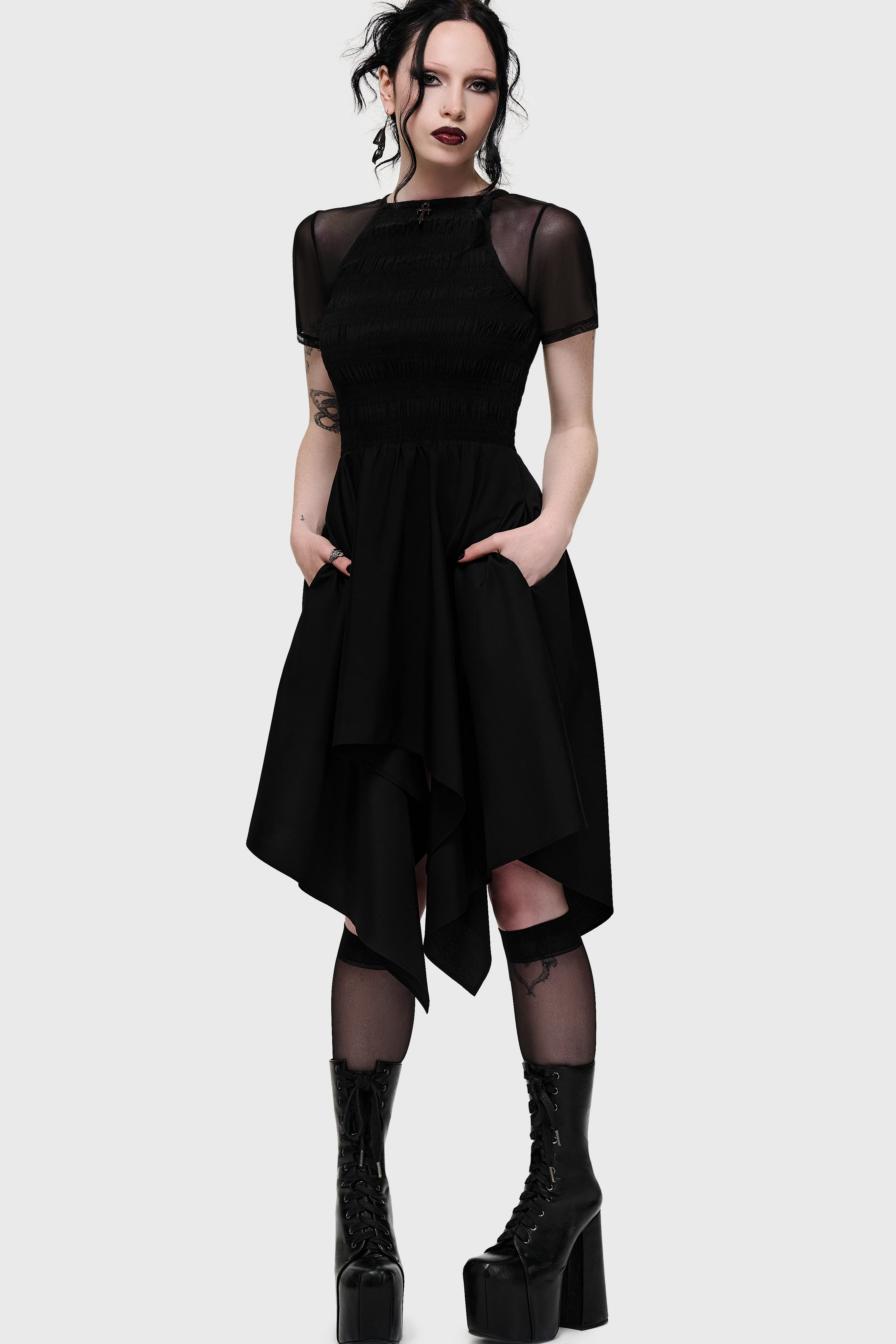 Dark Wings Midi Dress - Image 4