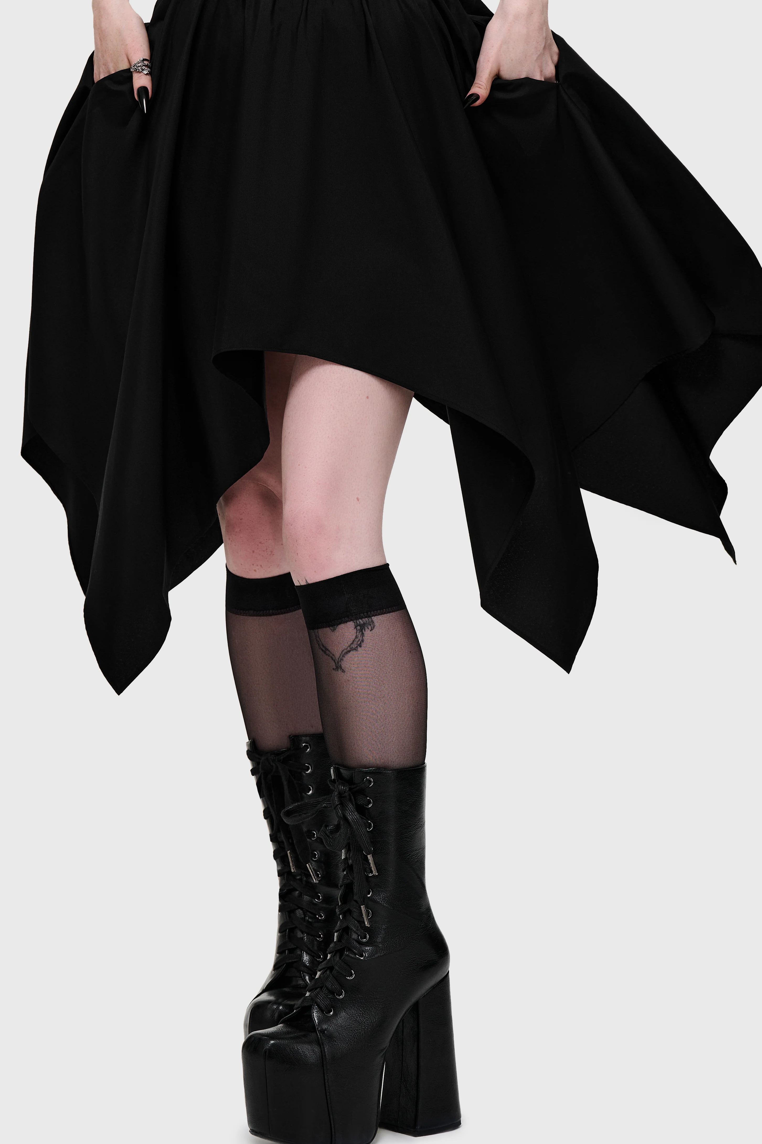 Dark Wings Midi Dress - Image 7