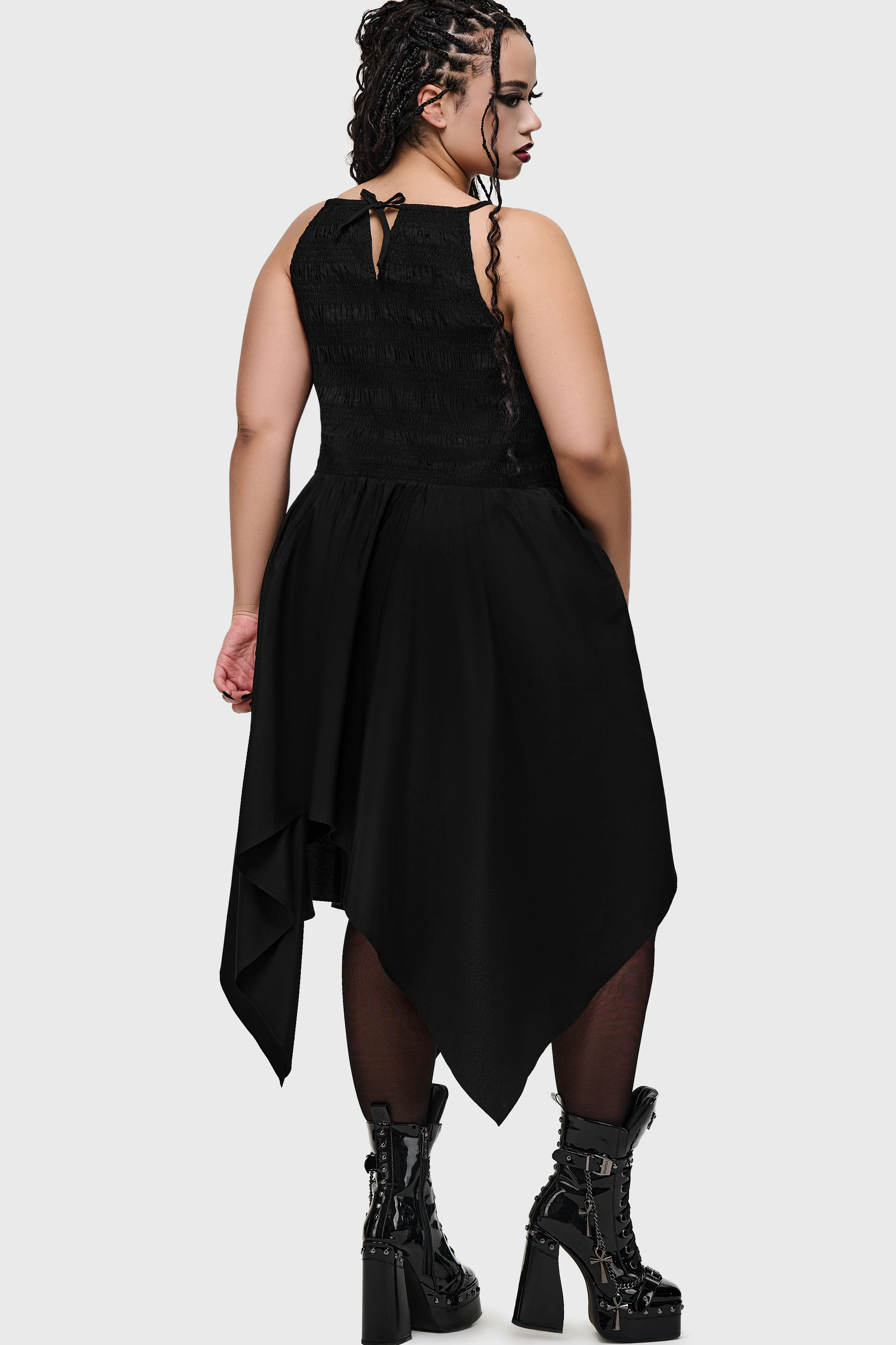 Dark Wings Midi Dress - Image 9