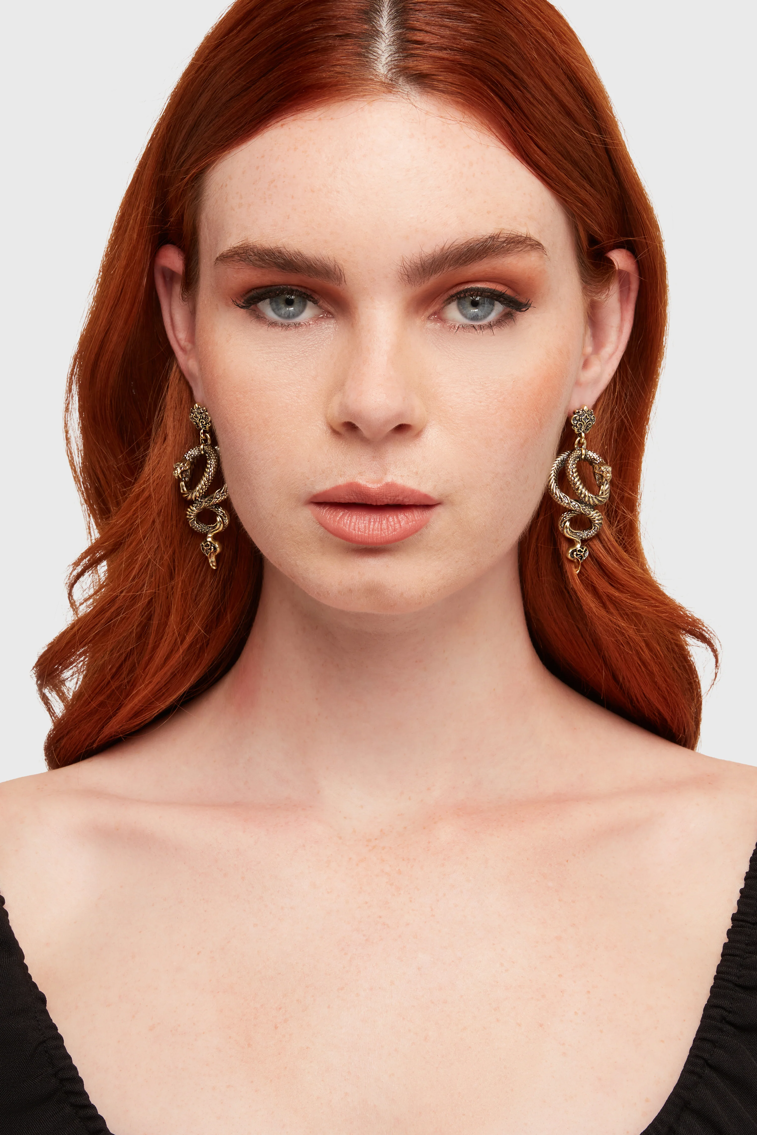 Deadly Coil Earrings [Gold] - Image 2