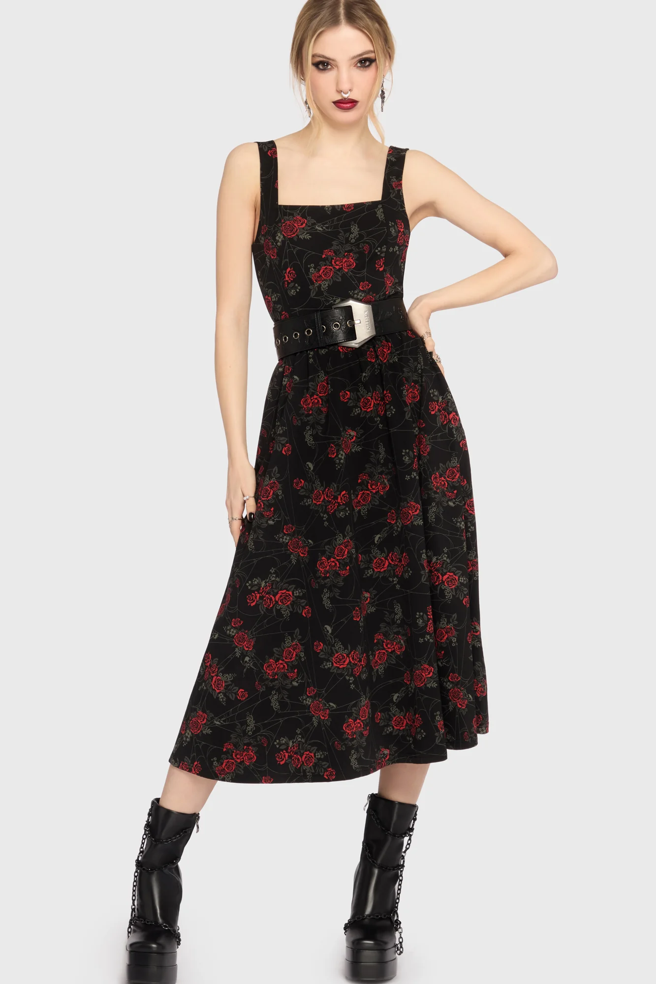 Devil's Darling Debossed Belt - Image 3