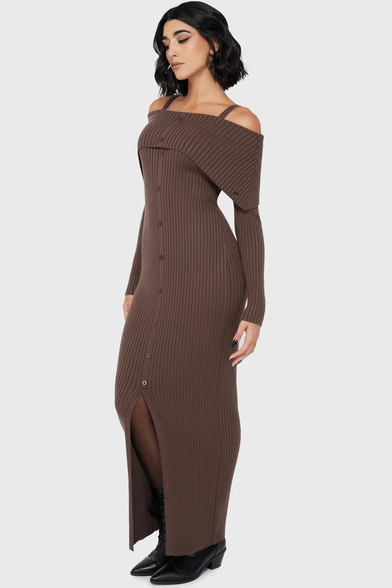 Dusk Empress Dress [Brown] - Image 2