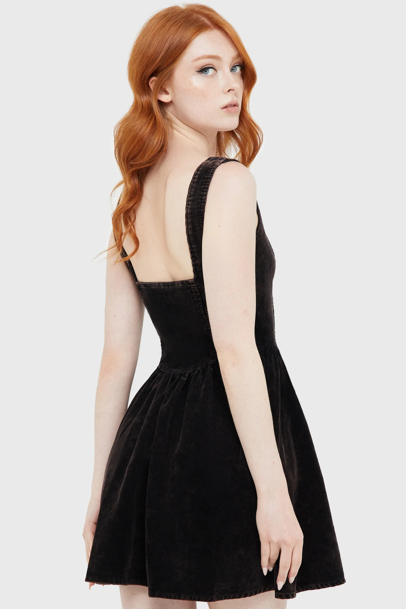Elderroot Mini Dress [BROWN] - Image 3