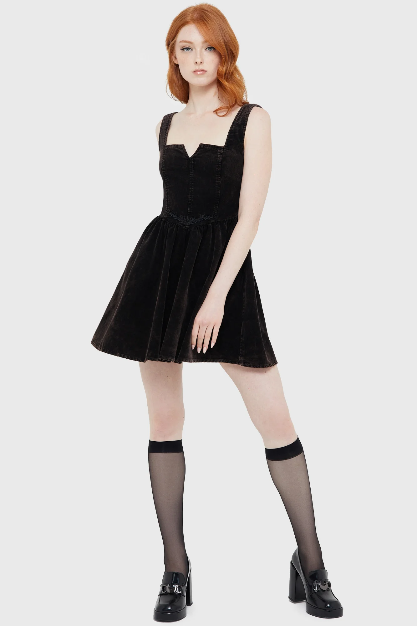 Elderroot Mini Dress [BROWN] - Image 6