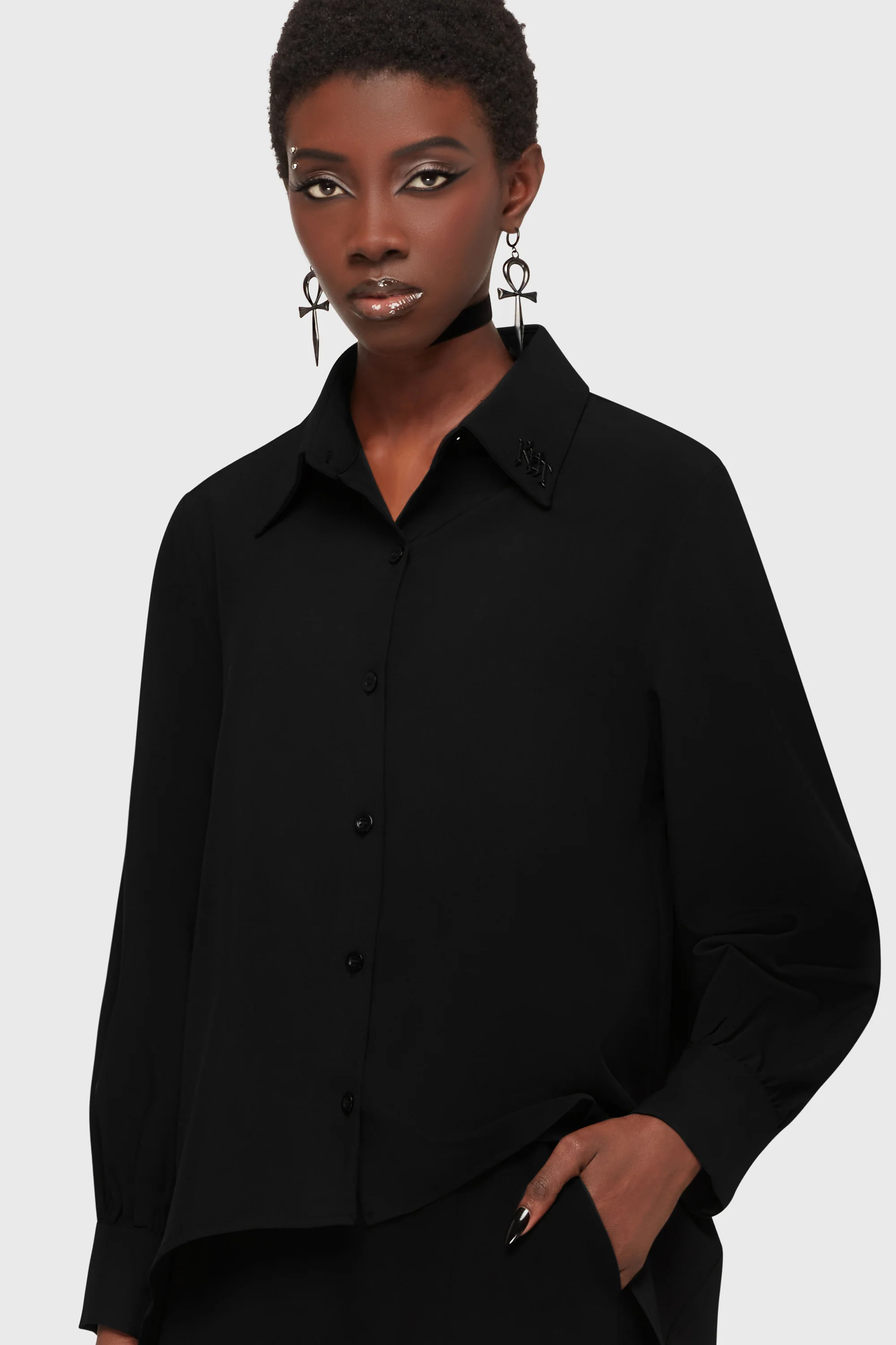 Eriska Shirt [Black] - Image 2