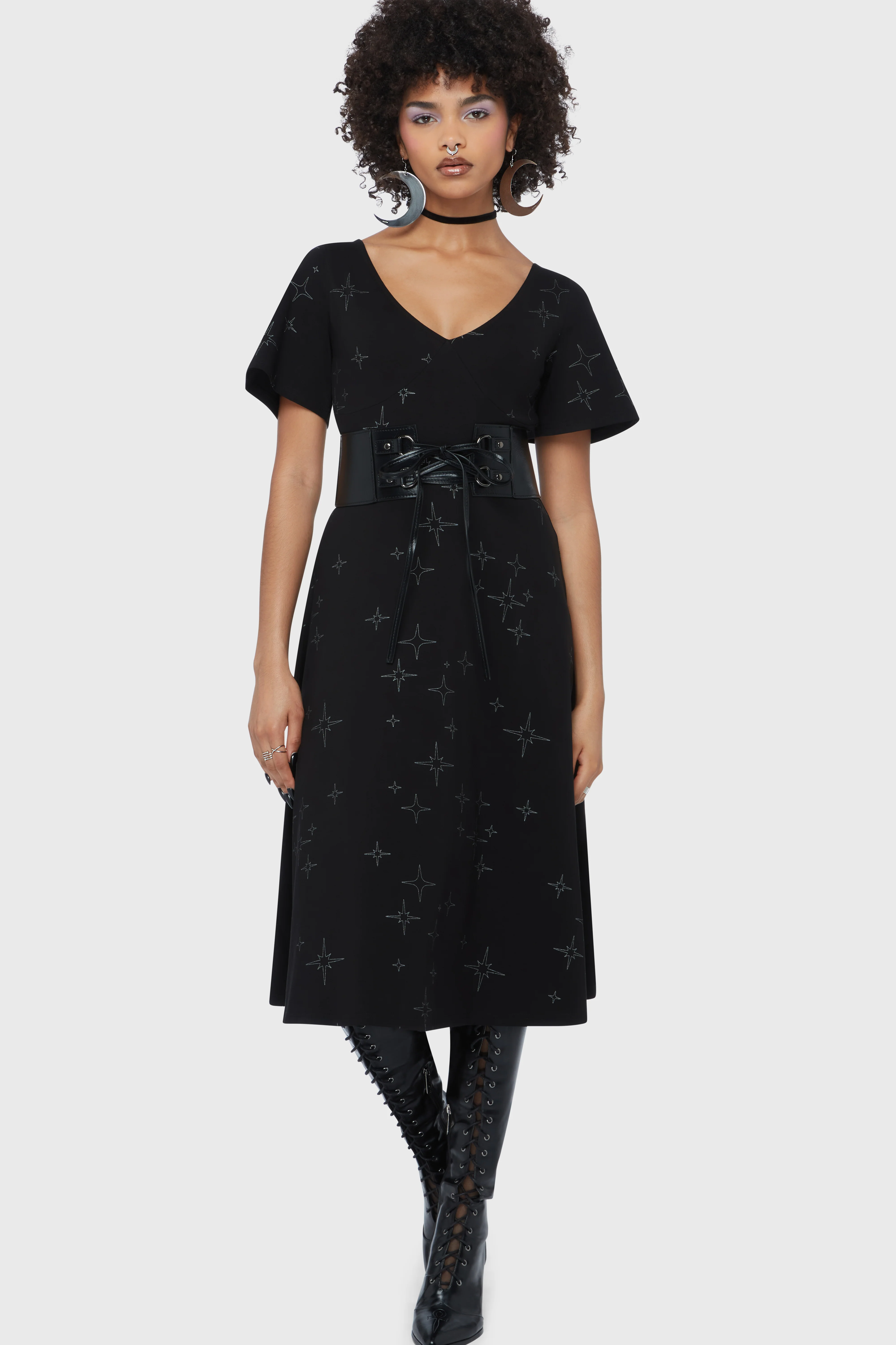 Ethereal Night Midi Dress - Image 3