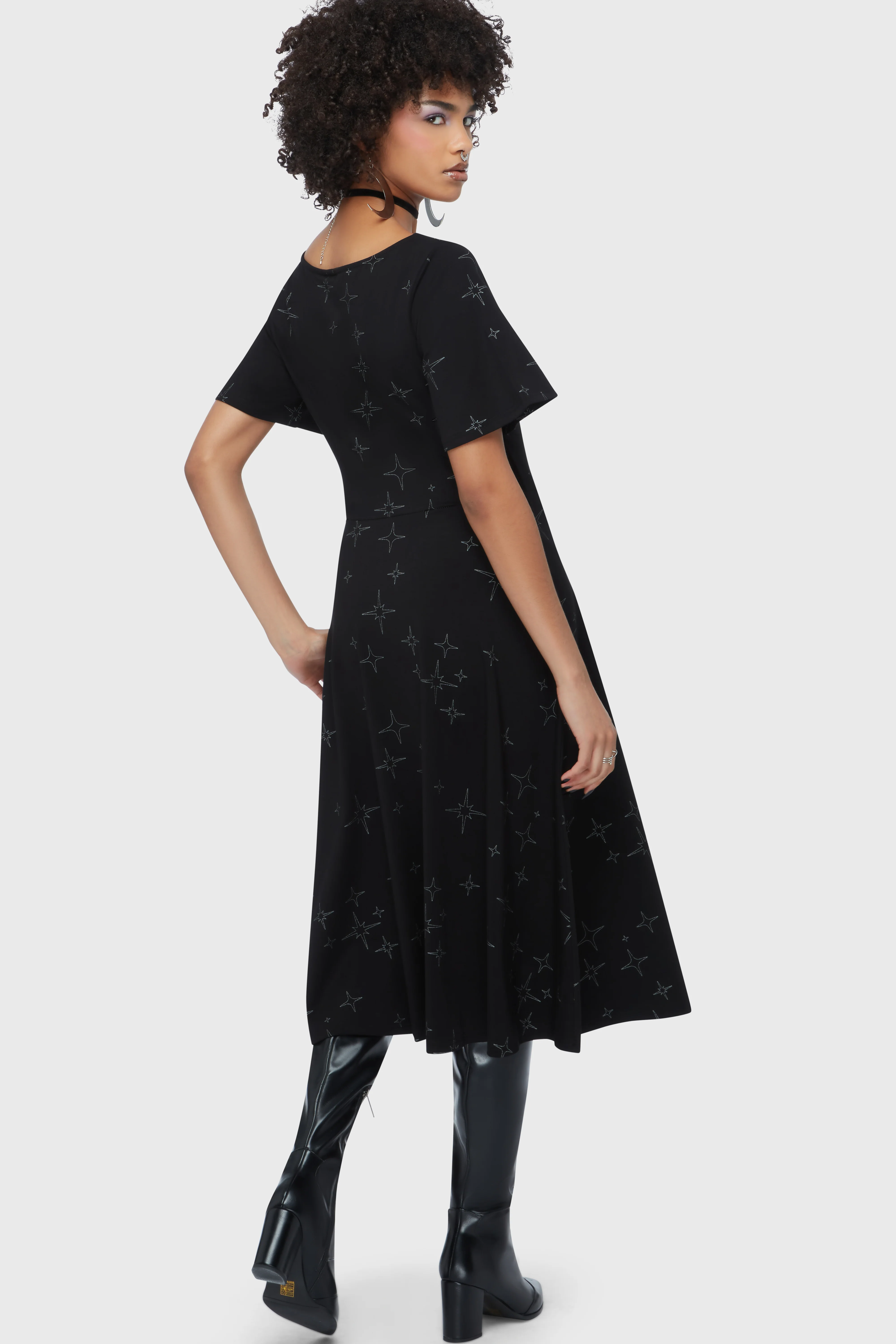 Ethereal Night Midi Dress - Image 4