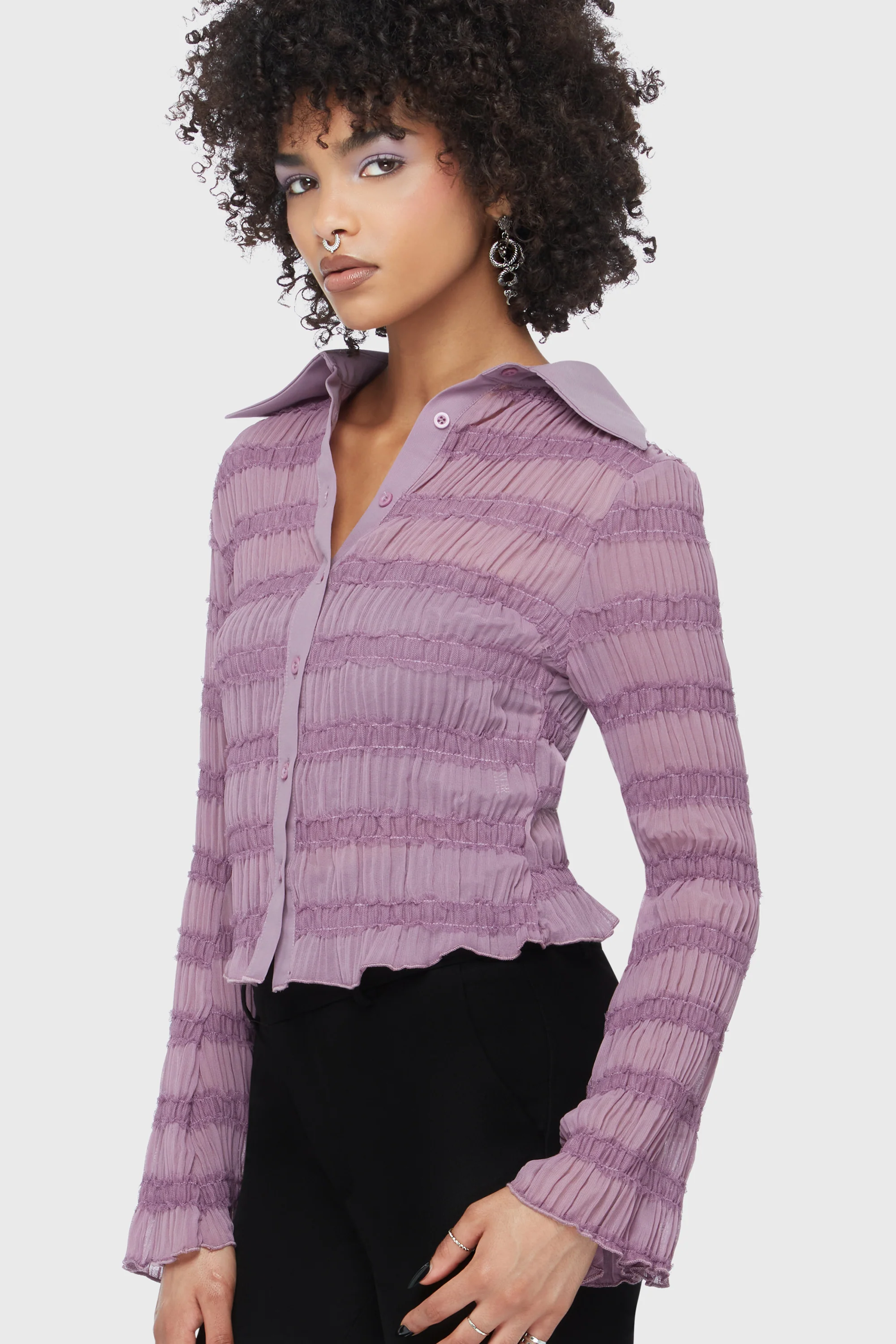 Fallen Light Top [Mauve]
