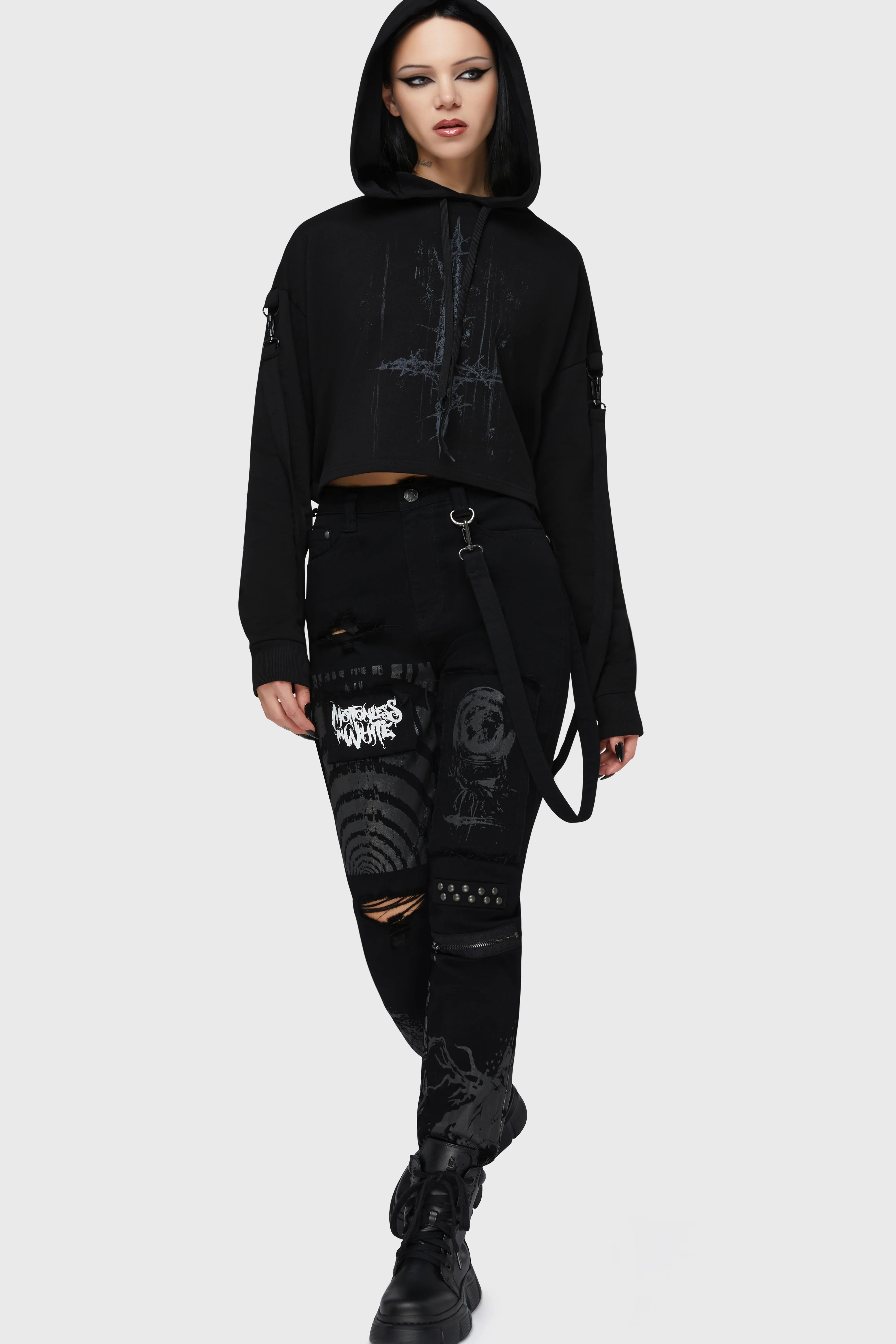 Final Dictvm Crop Hoodie - Image 5