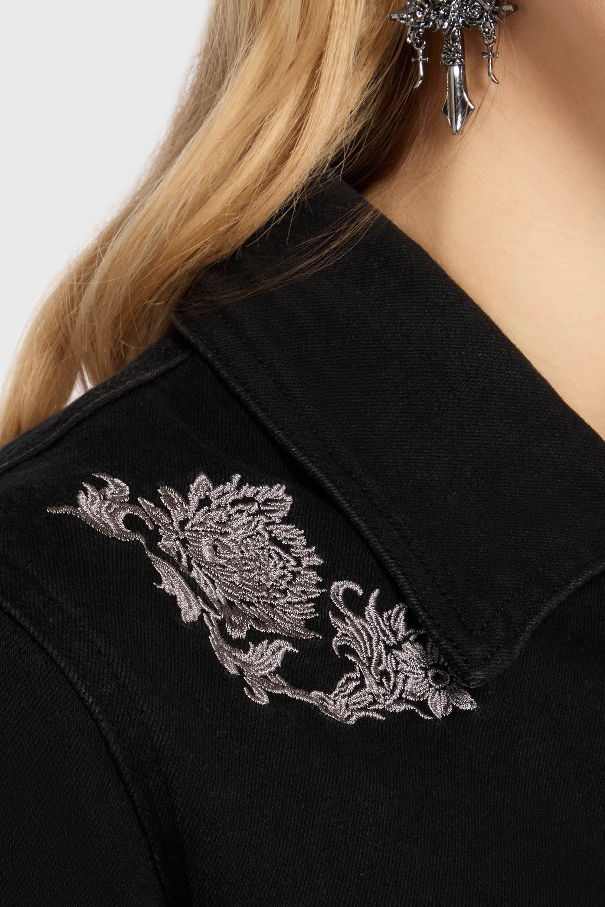 Gaia Adorned Embroidered Jacket - Image 2