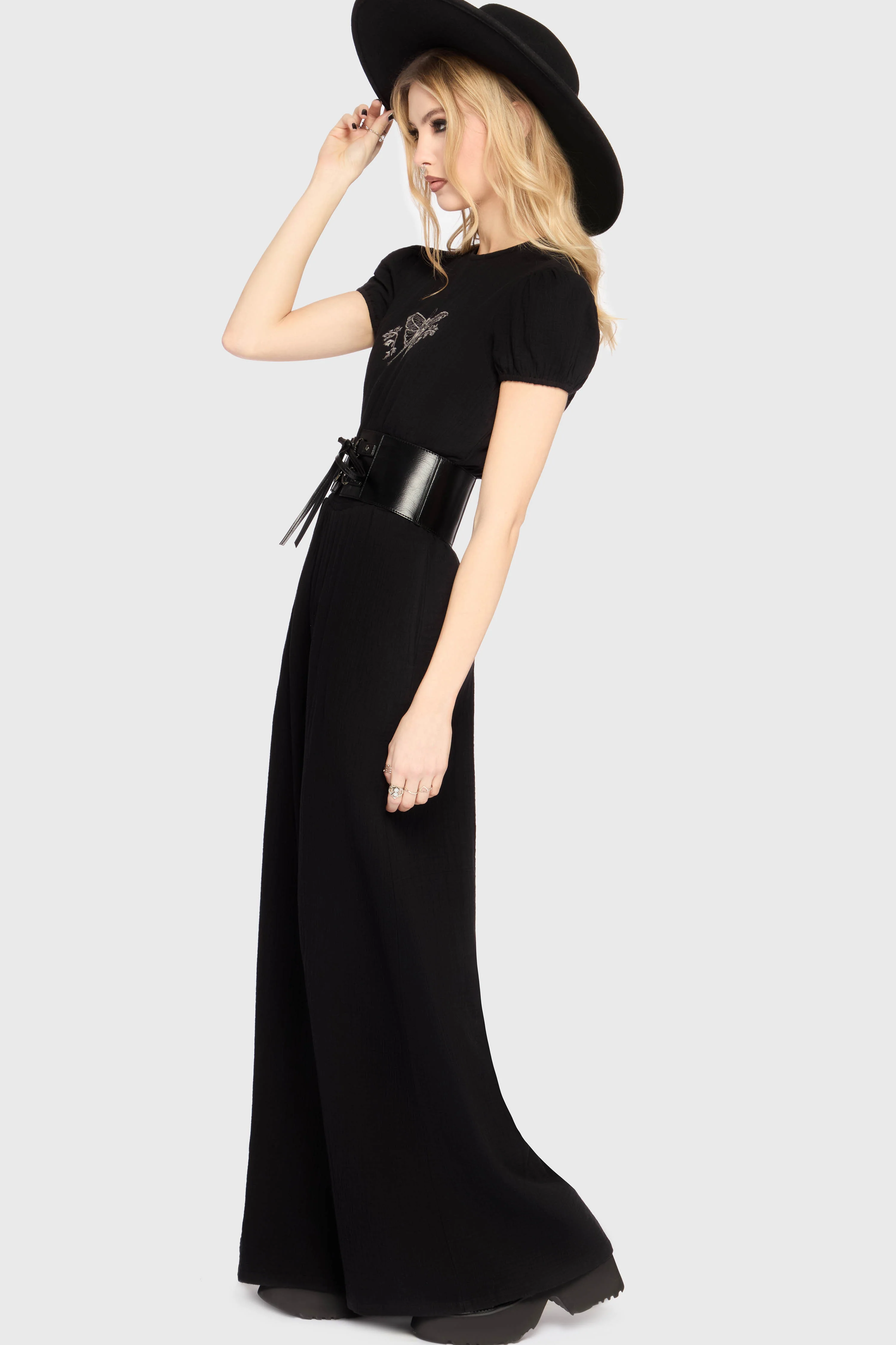 Gaia Adorned Embroidered Jumpsuit - Image 2