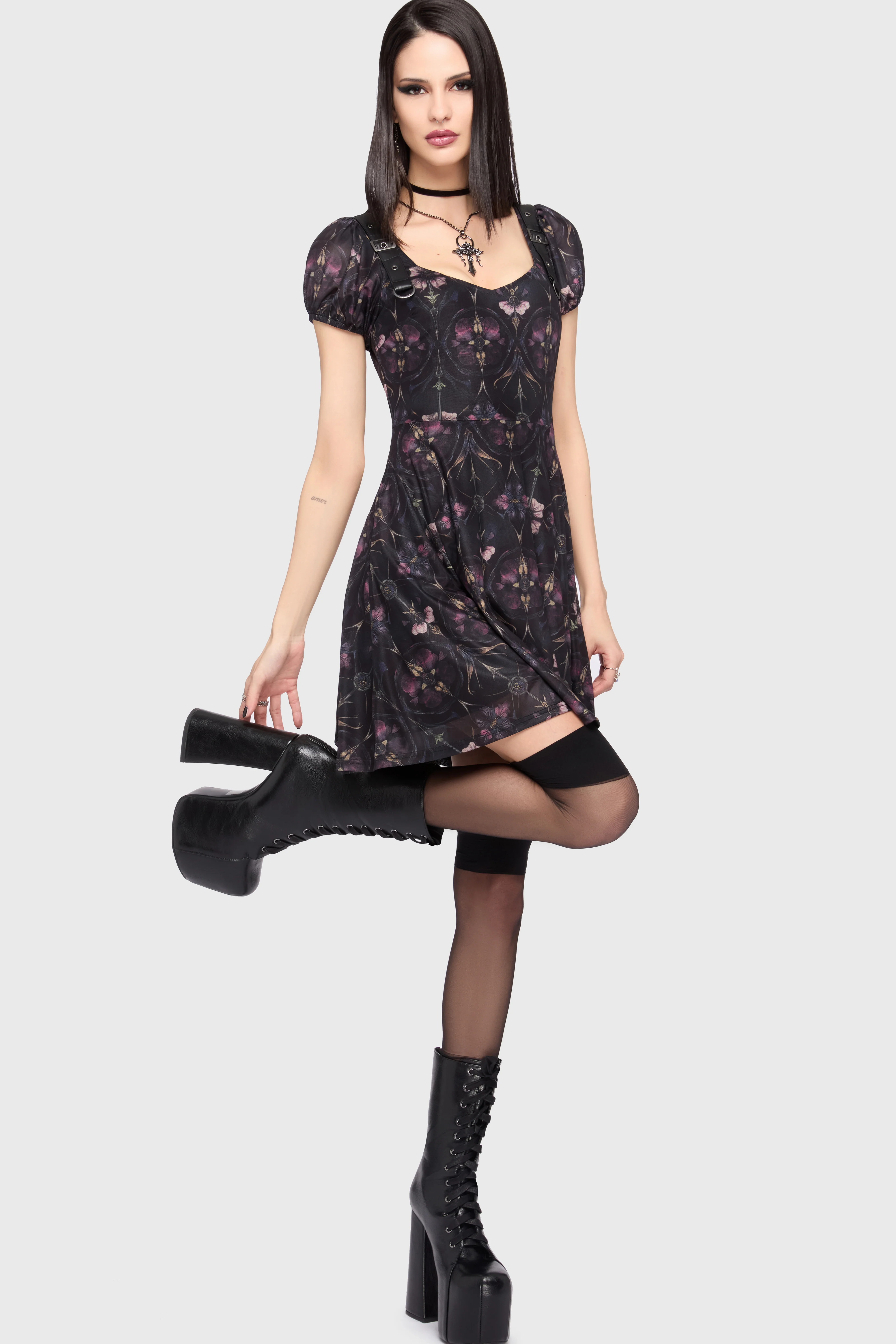 Garden Altar Mini Dress - Image 4