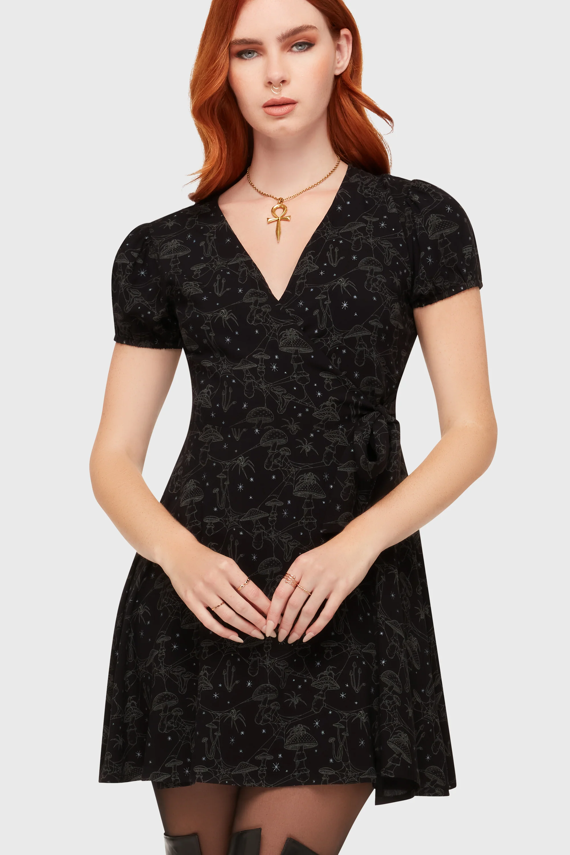 Garden Of Venom Mini Dress