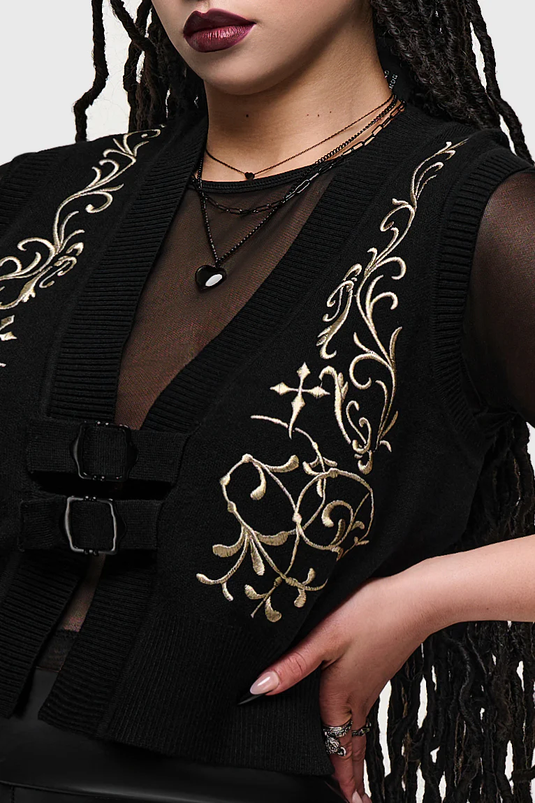 Golden Spire Knitted Top - Image 6