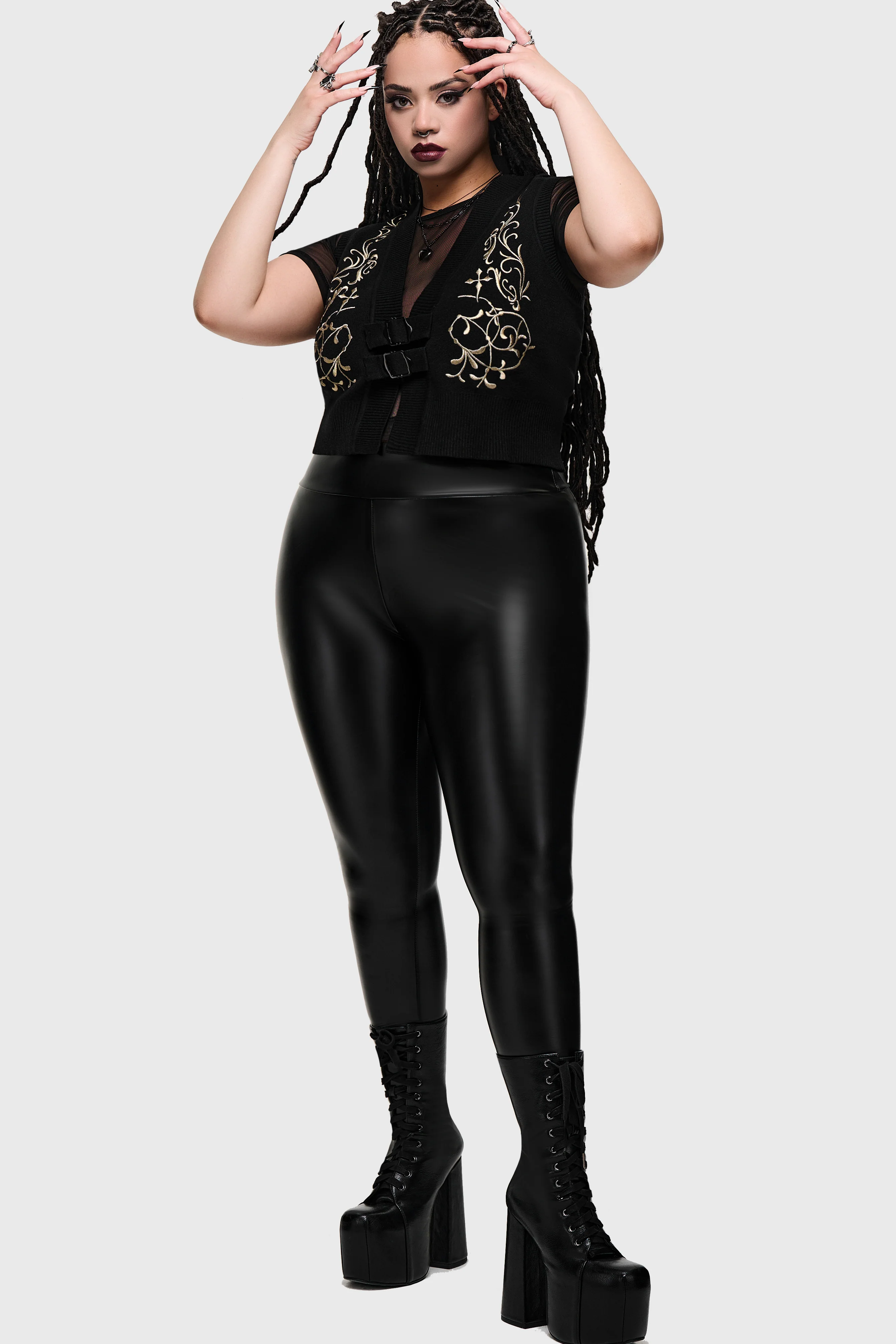 Golden Spire Knitted Top - Image 8