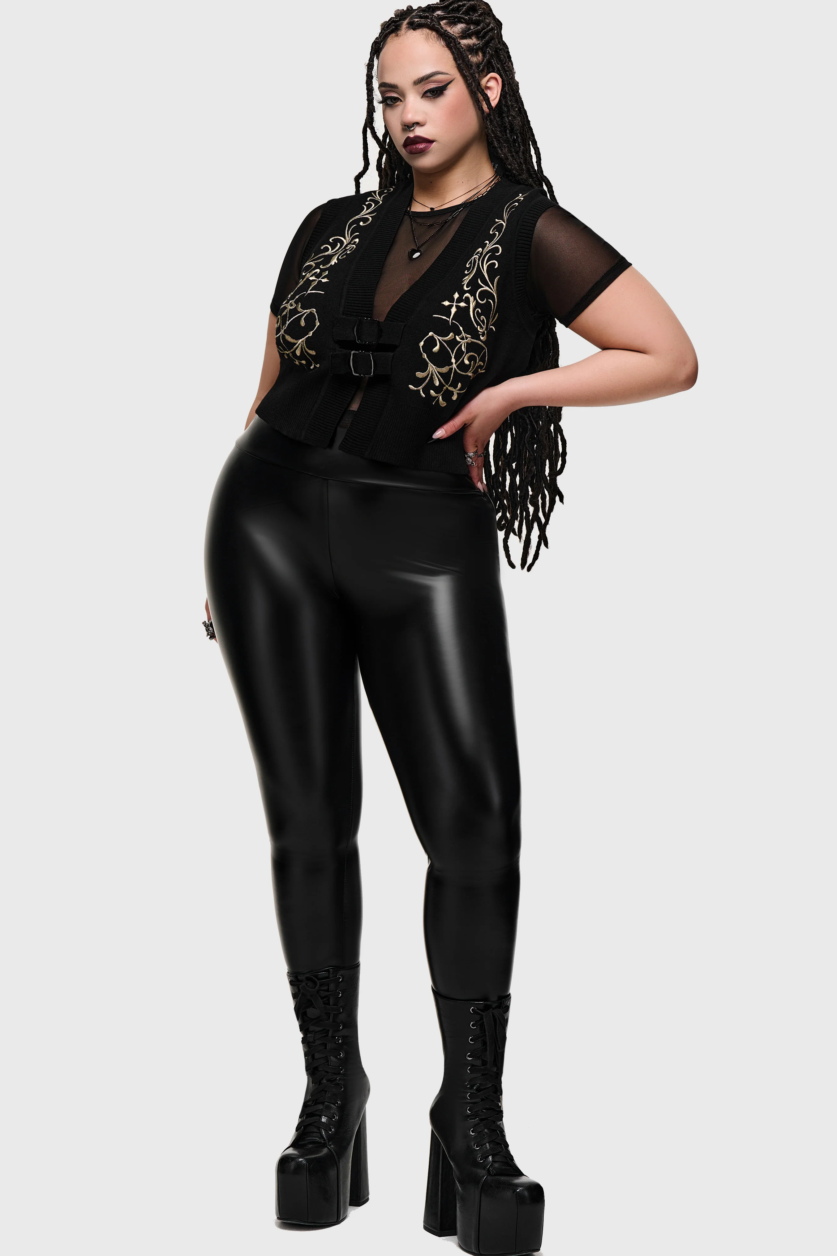 Golden Spire Knitted Top - Image 9