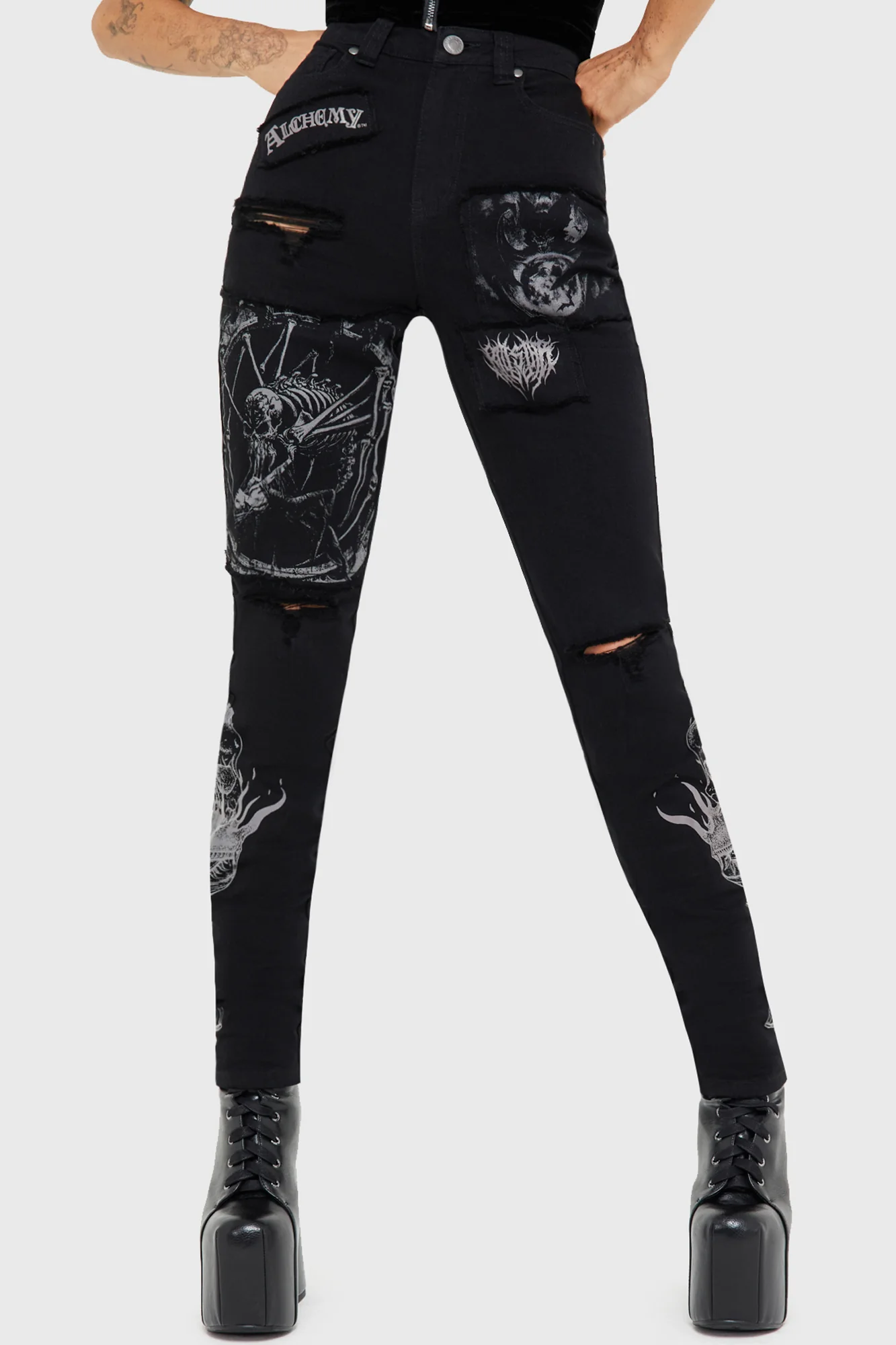 Grail Of Loathing Skinny Jeans