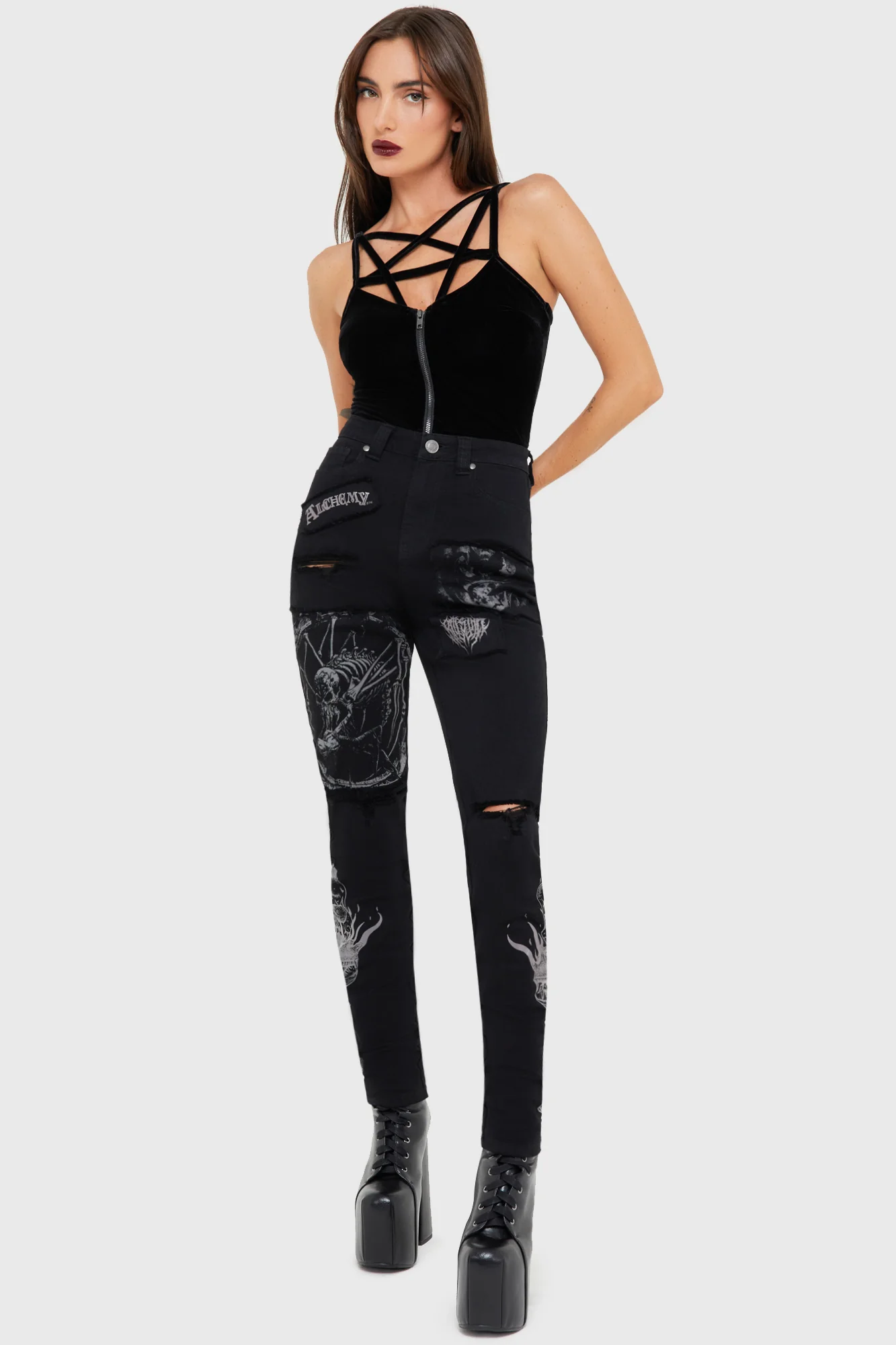 Grail Of Loathing Skinny Jeans - Image 3