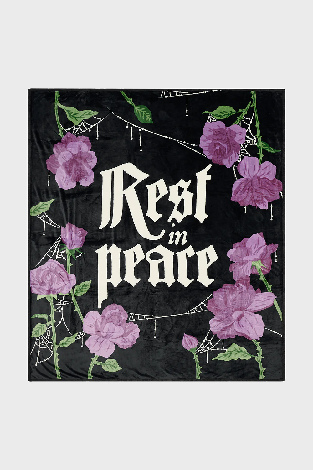 Grave Bloom Fleece Blanket - Image 2