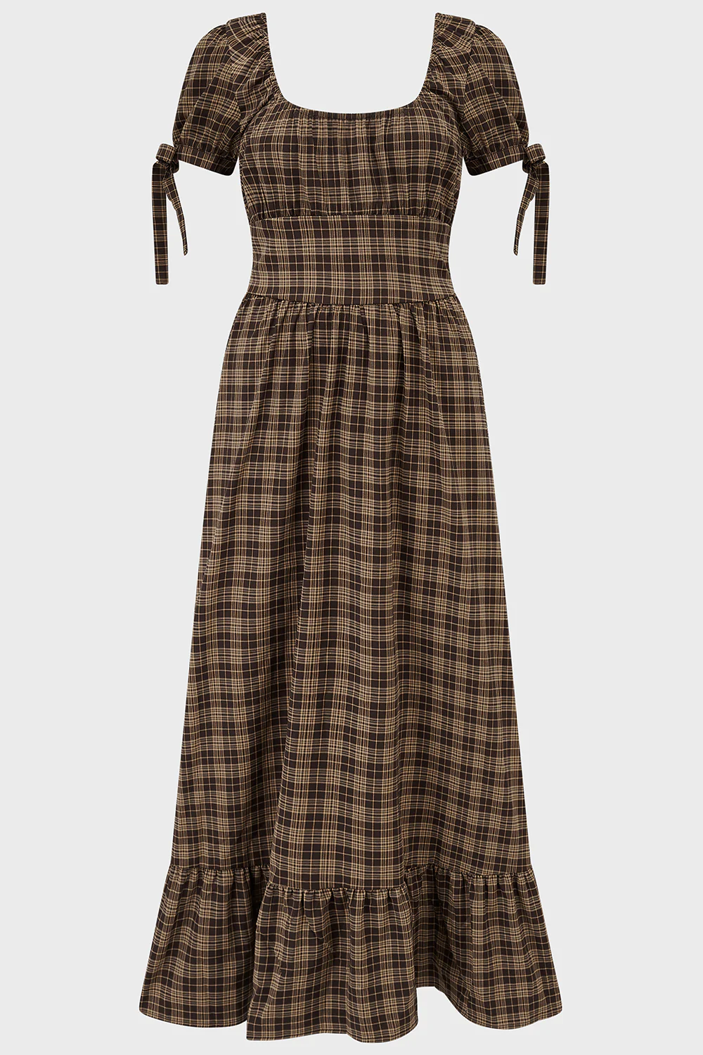 Grim Gretchen Dress [BROWN TARTAN] - Image 8