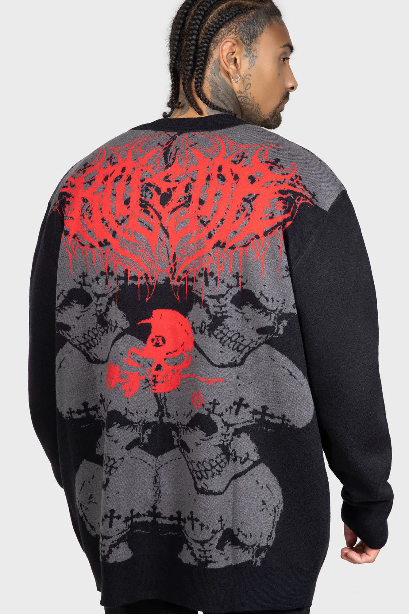 Headstone Knit Cardigan - Image 6