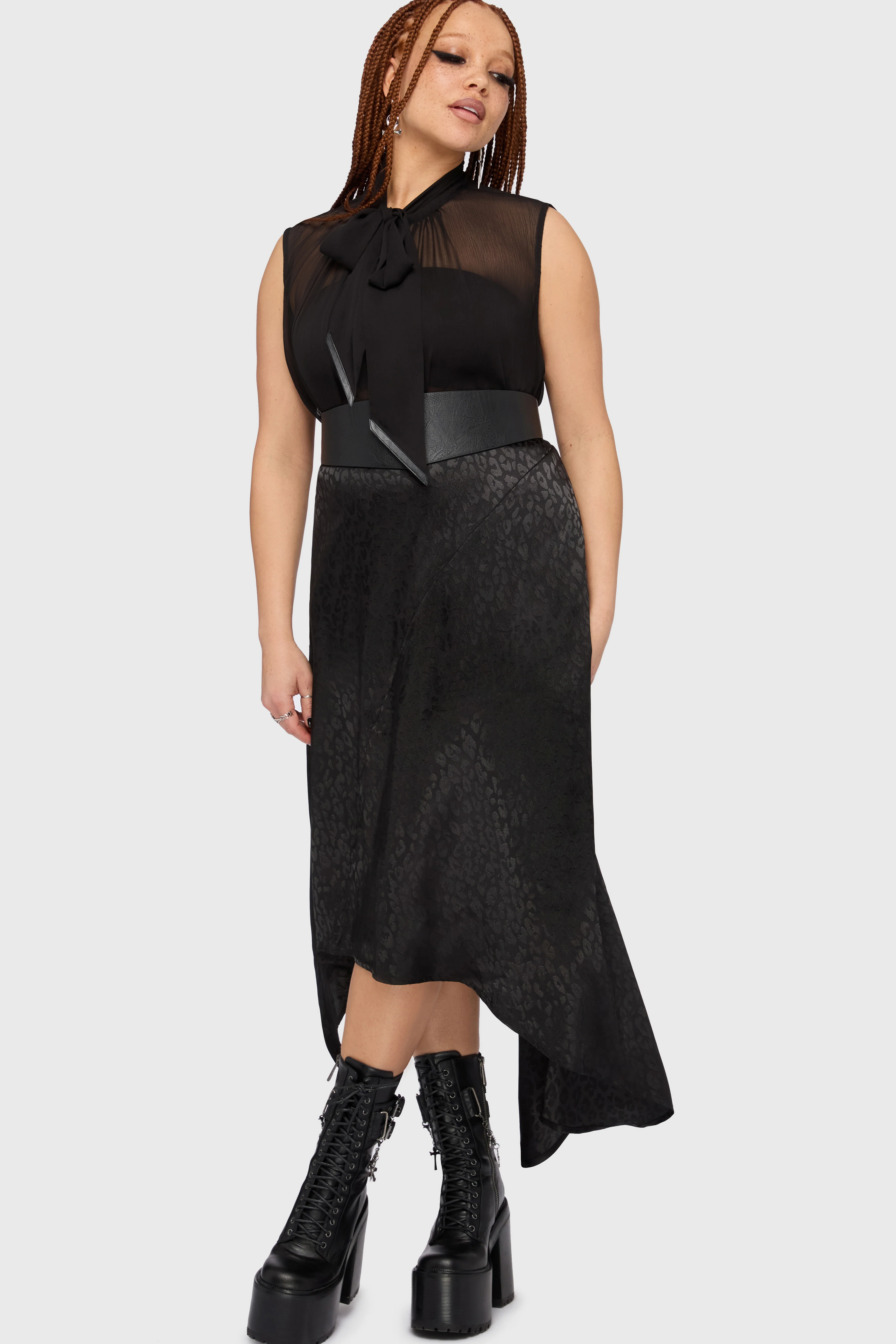 Kihilist Nova Asymmetric Skirt - Image 6