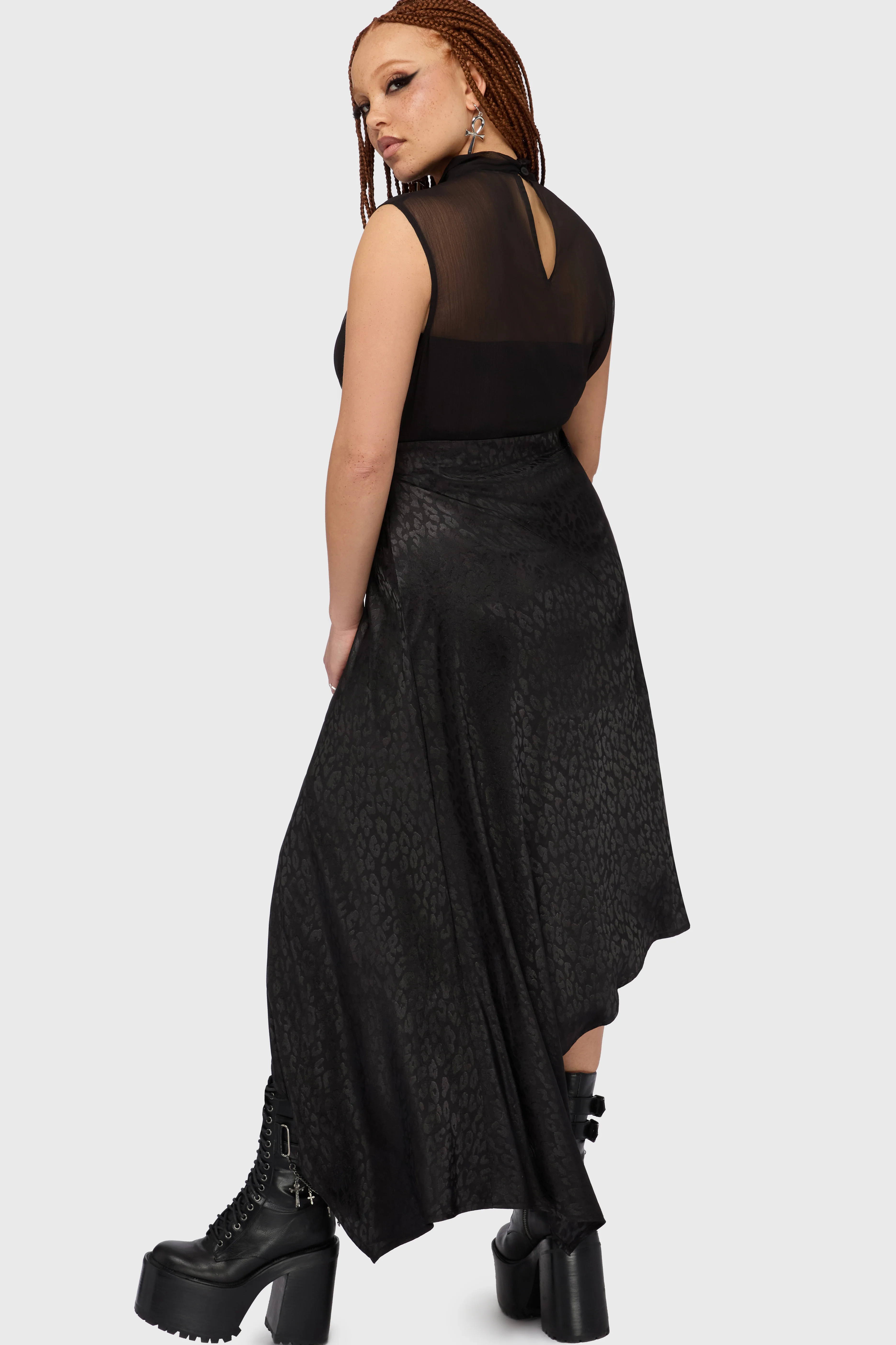 Kihilist Nova Asymmetric Skirt - Image 7