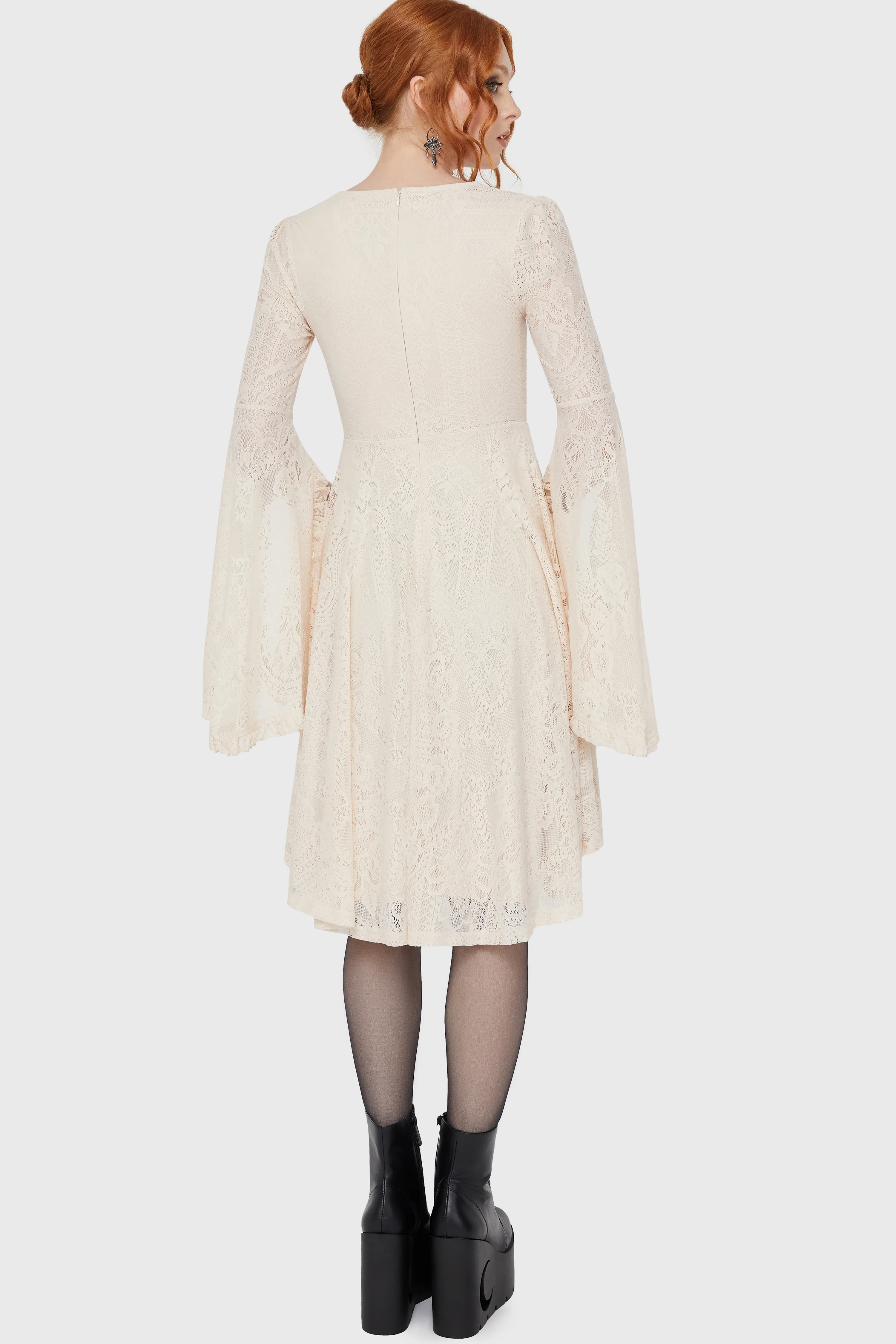 Killing Kisses Lace Maiden Dress [Ivory] - Image 2