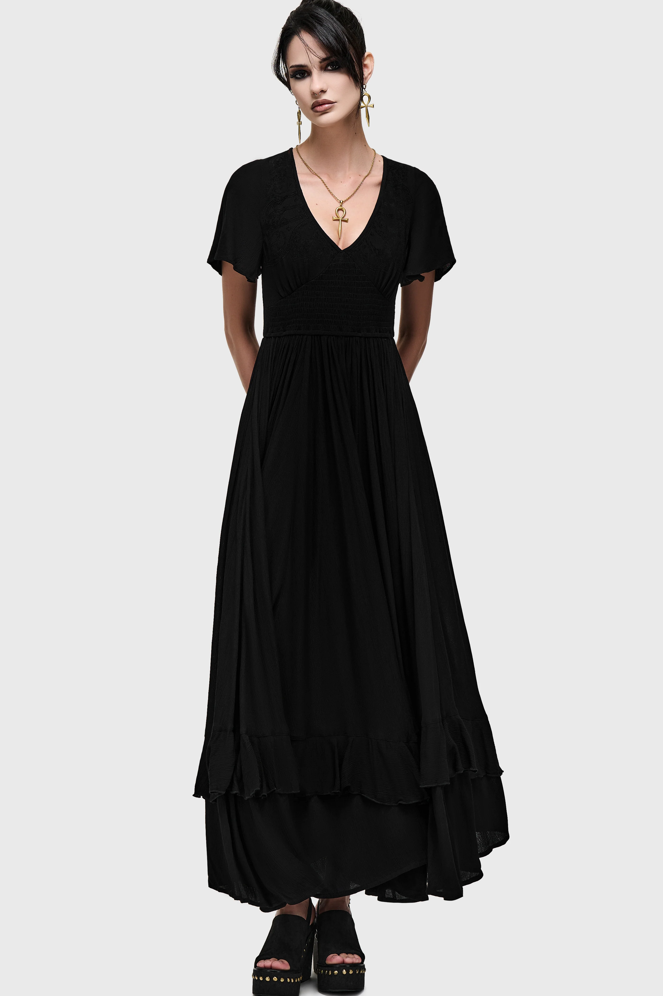 Lilith Of The Night Maxi Dress - Image 4