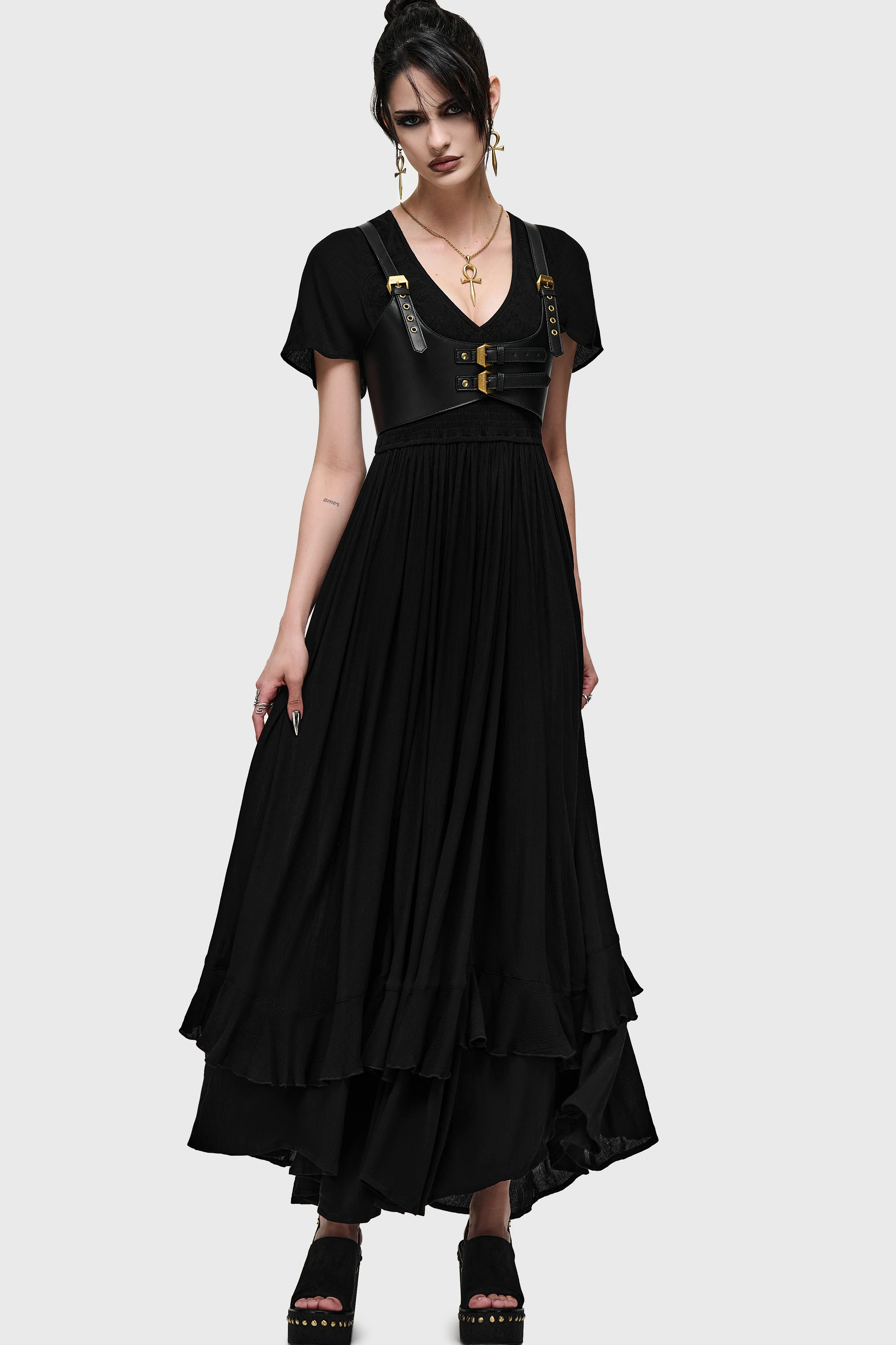 Lilith Of The Night Maxi Dress - Image 7