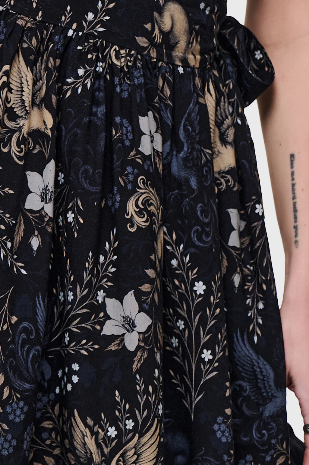 Midnight Garden Mini Dress - Image 3