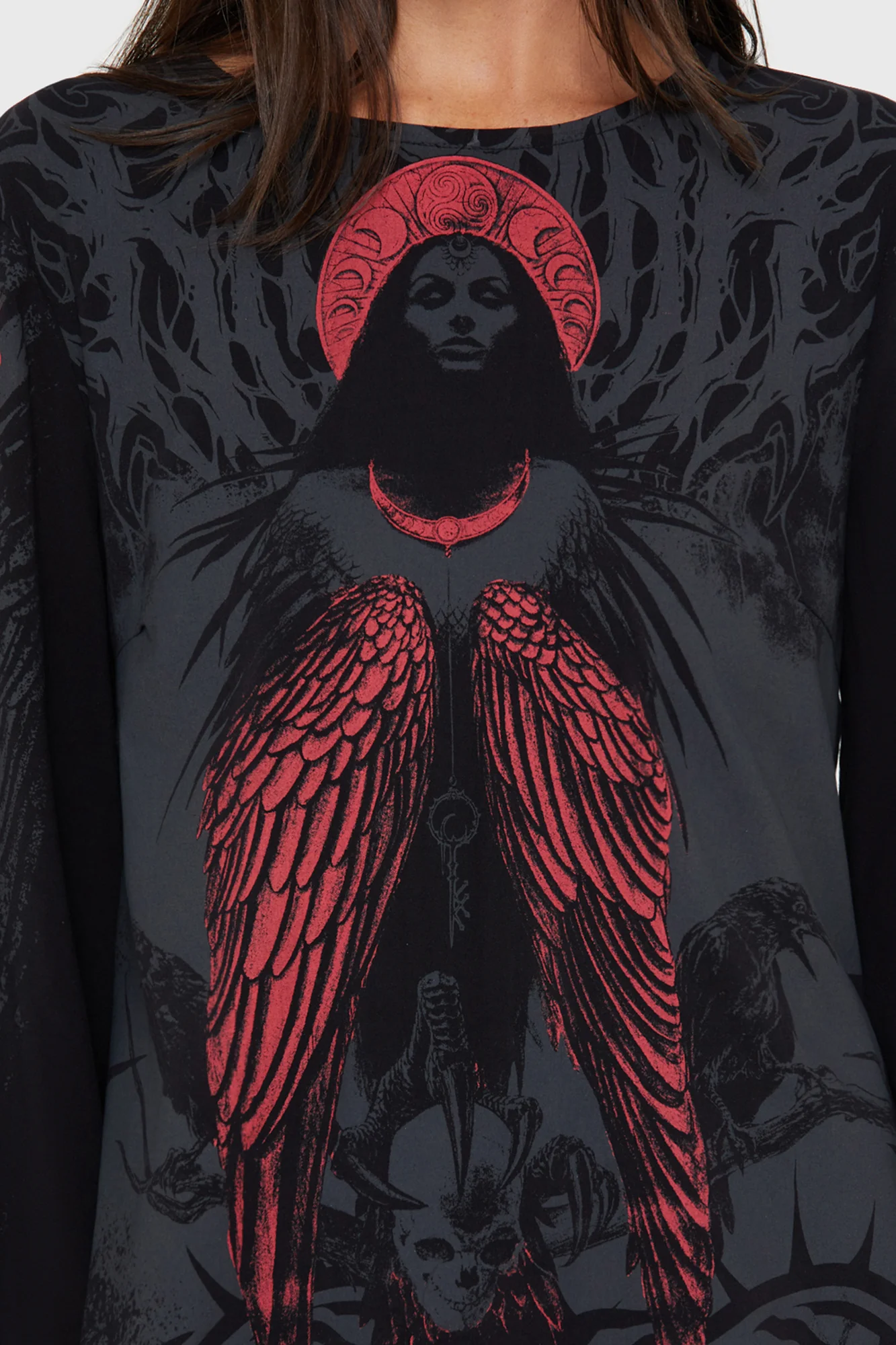 Mórrígan Moon Long Sleeve Top - Image 2