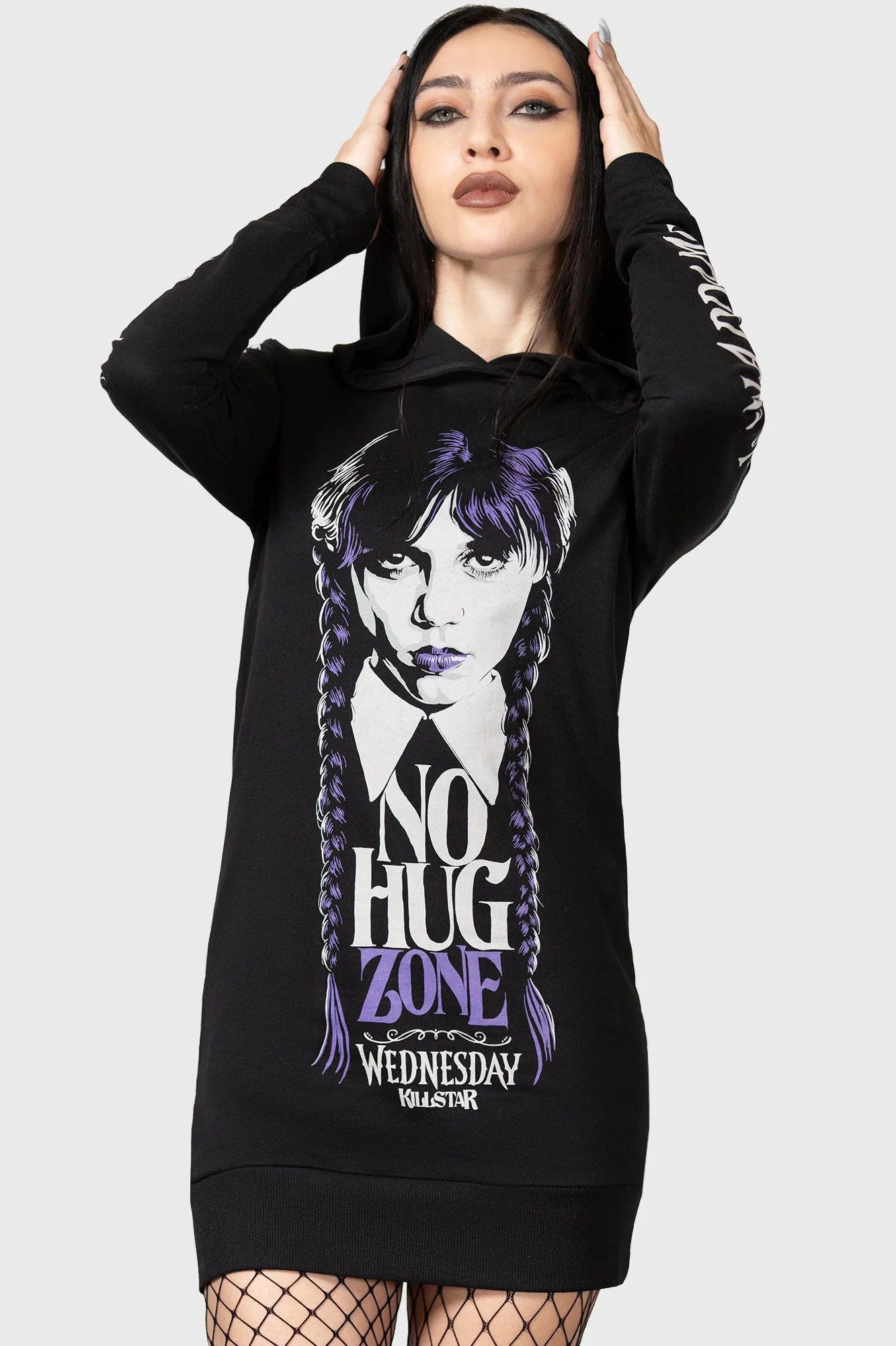 No-Hug Zone Longline Hoodie - Image 4