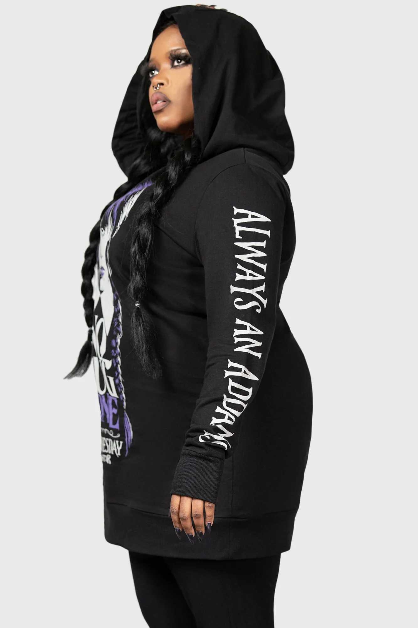 No-Hug Zone Longline Hoodie - Image 7