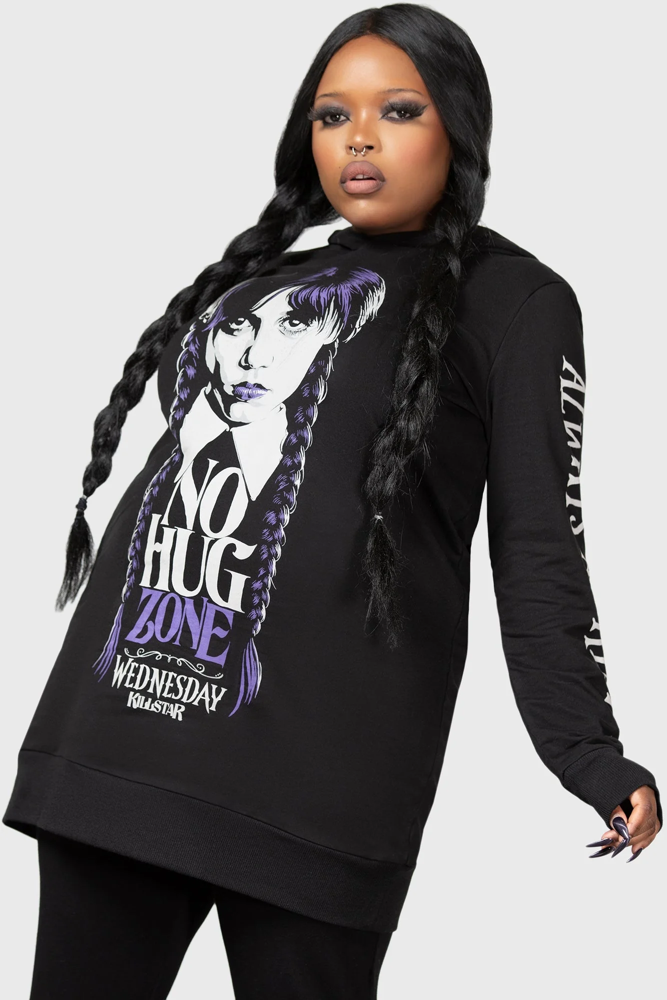 No-Hug Zone Longline Hoodie - Image 9