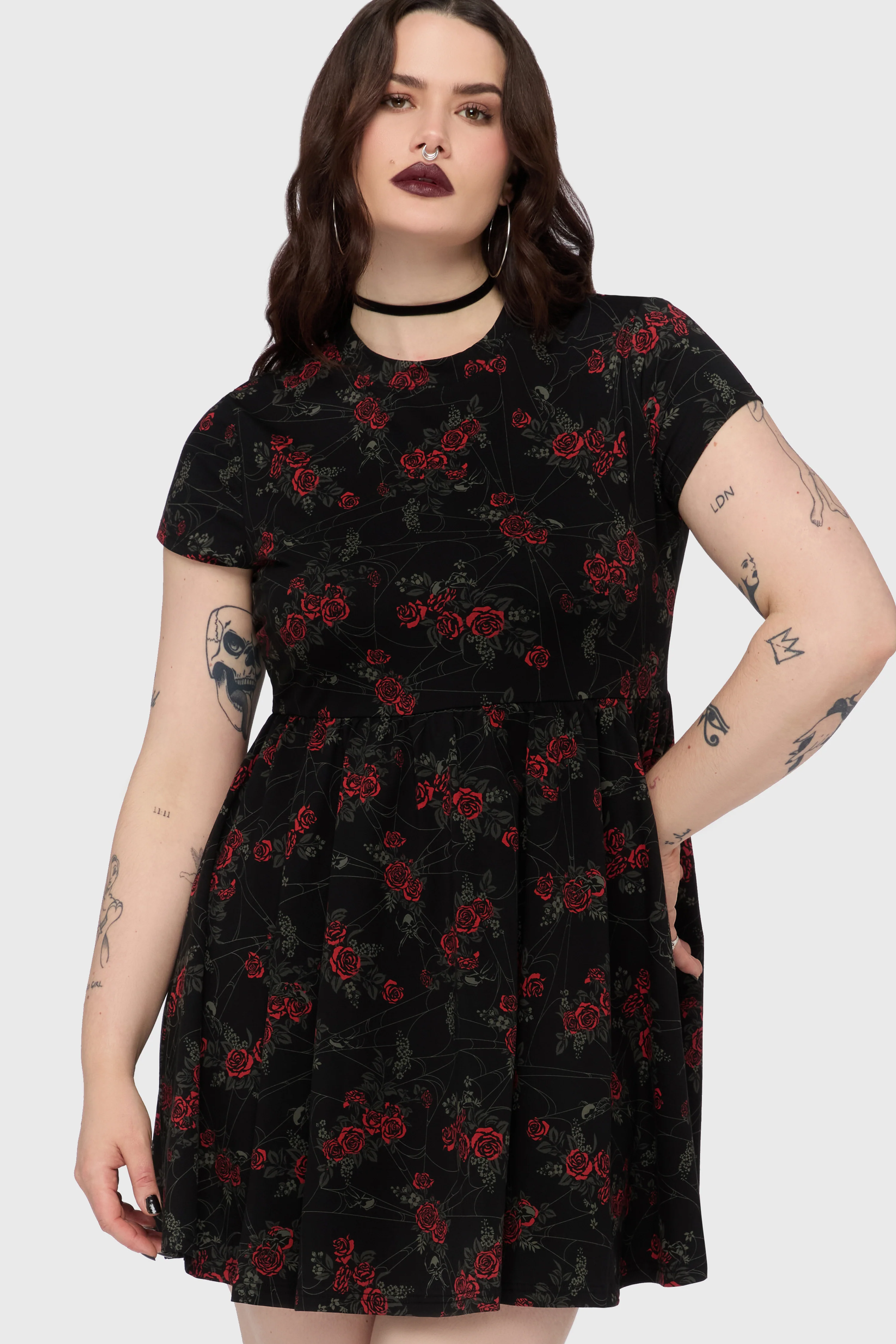 Poisoned Rose Mini Dress - Image 6