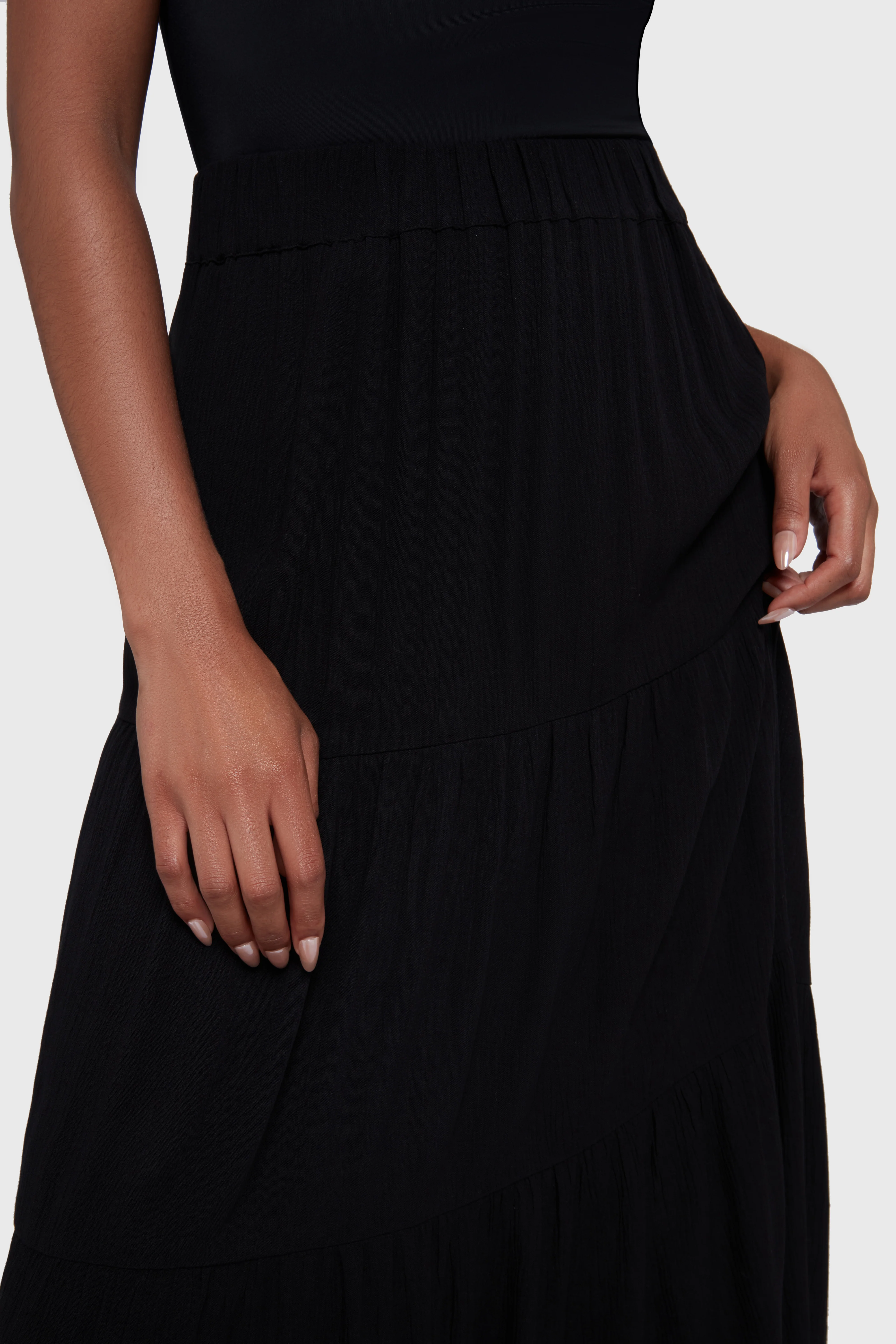Thursday's Woe Maxi Skirt [Black] - Image 5