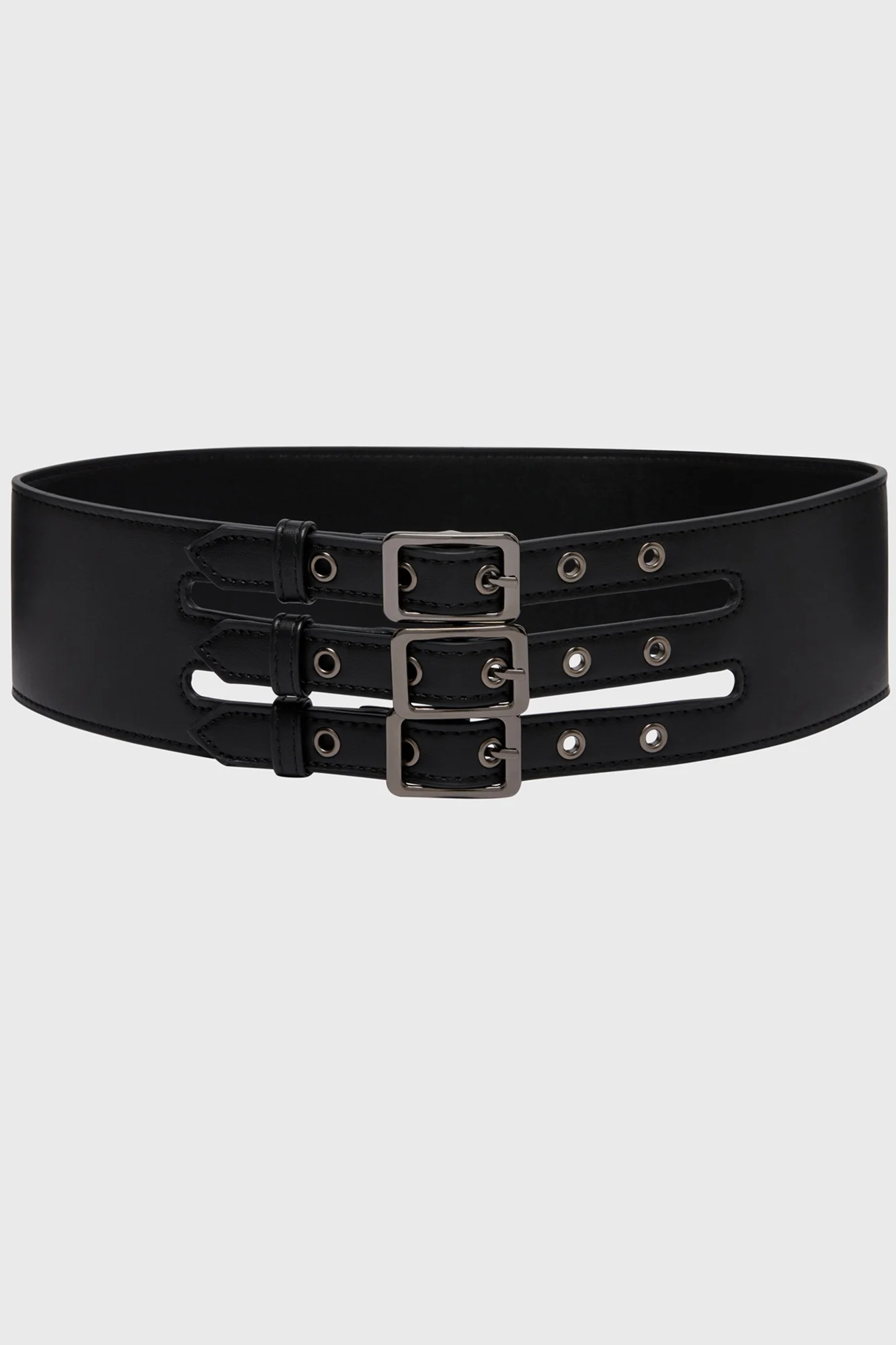 Venomous Rose Triple Buckle Belt