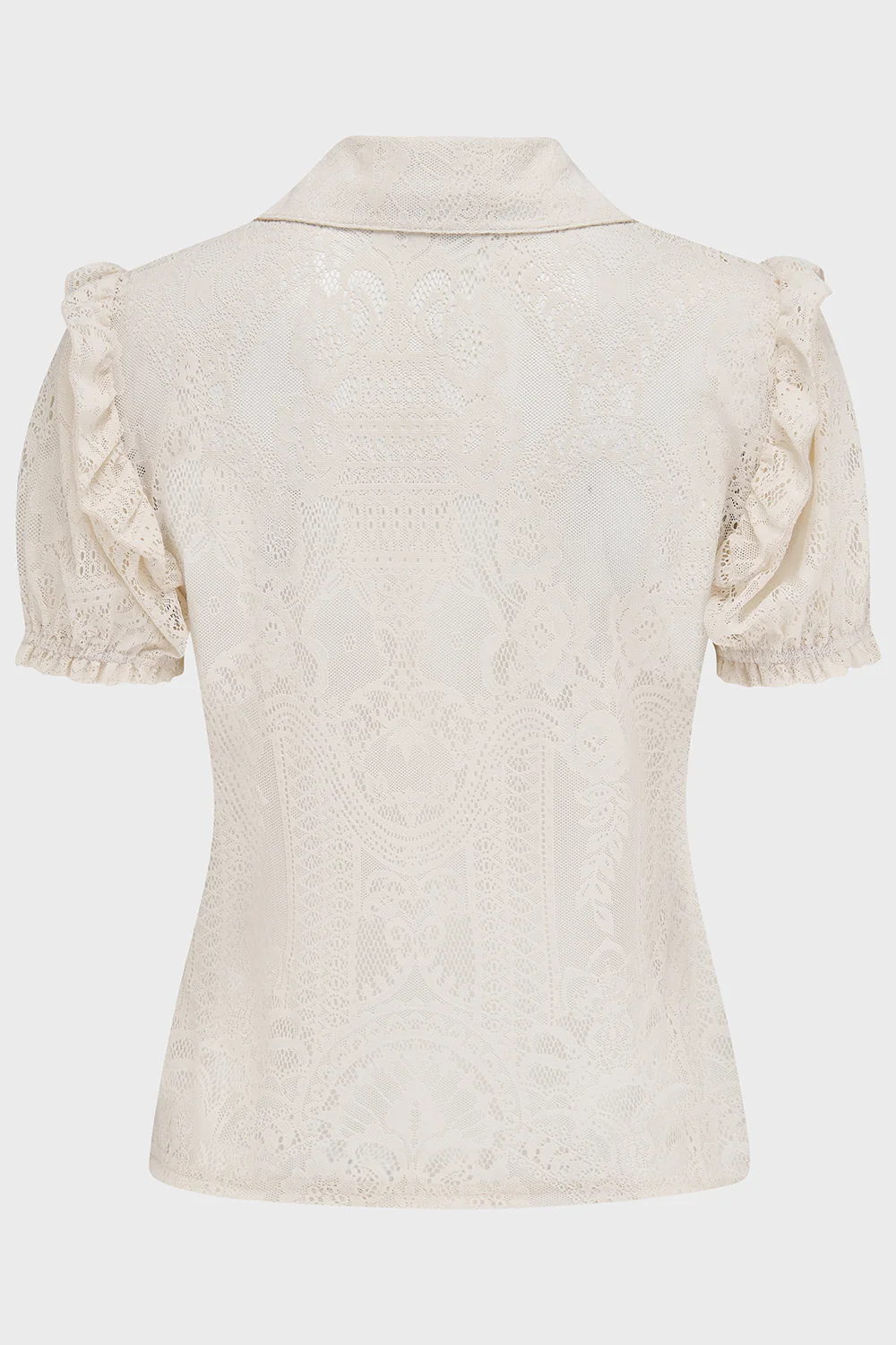 Vexina Collar Blouse [Ivory] - Image 2