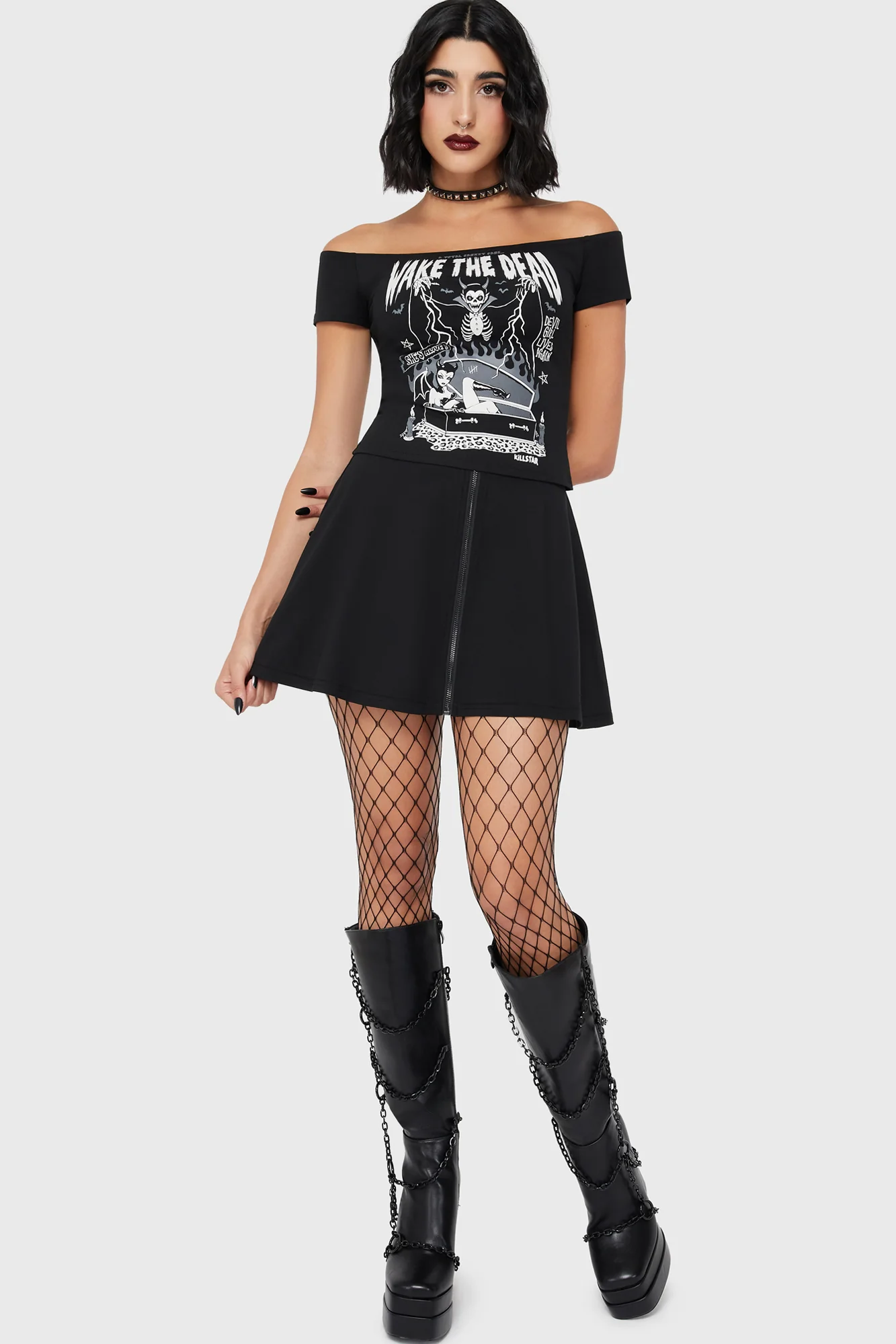 Wake The Dead Bardot Top - Image 2