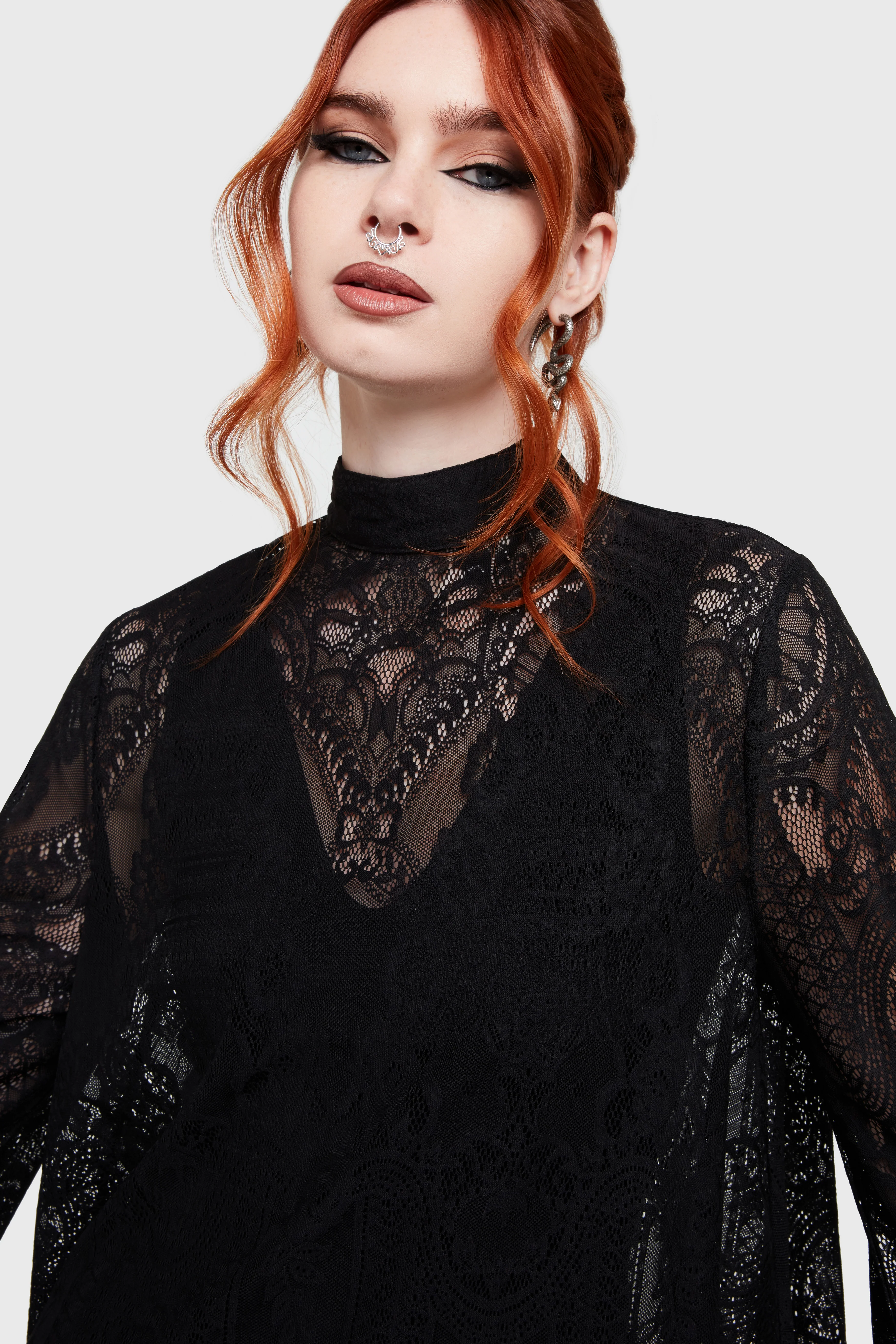Waltz In Mourning Mini Dress - Image 2
